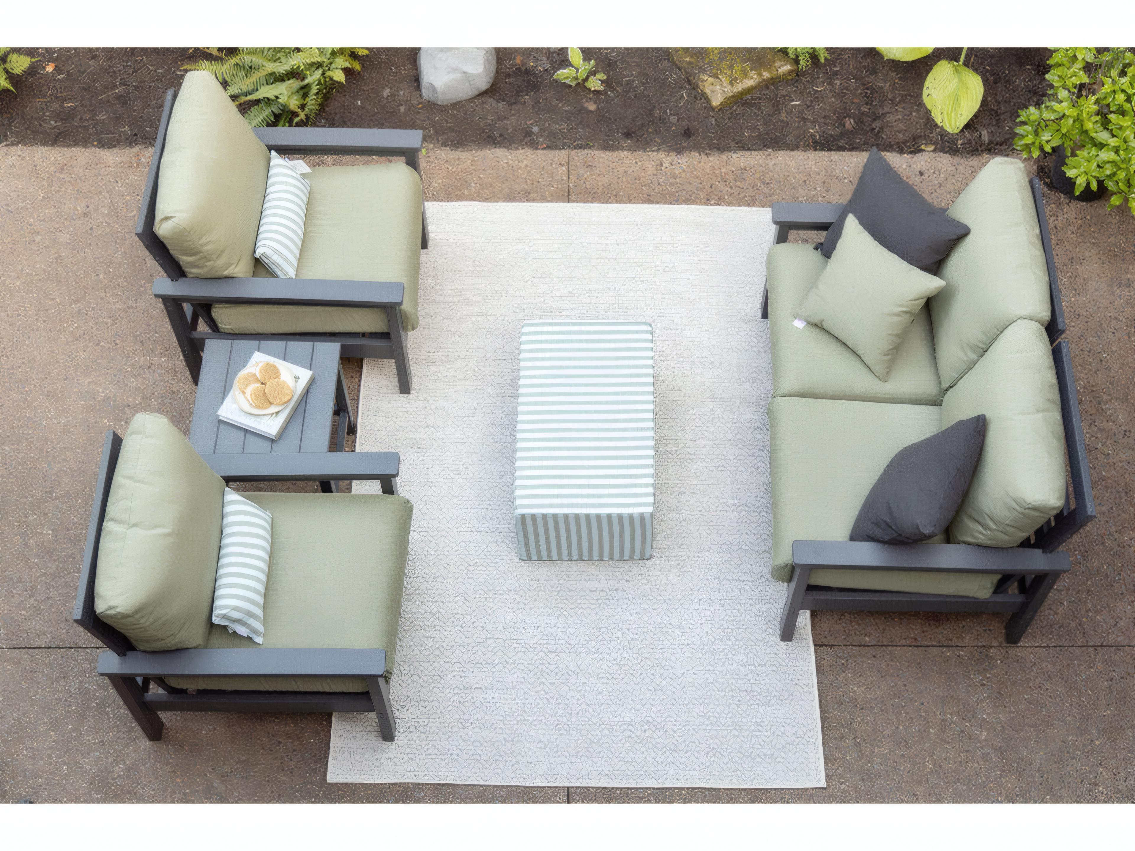 Berlin Gardens Lily Hive 18x30x13 Rectangle Pouf