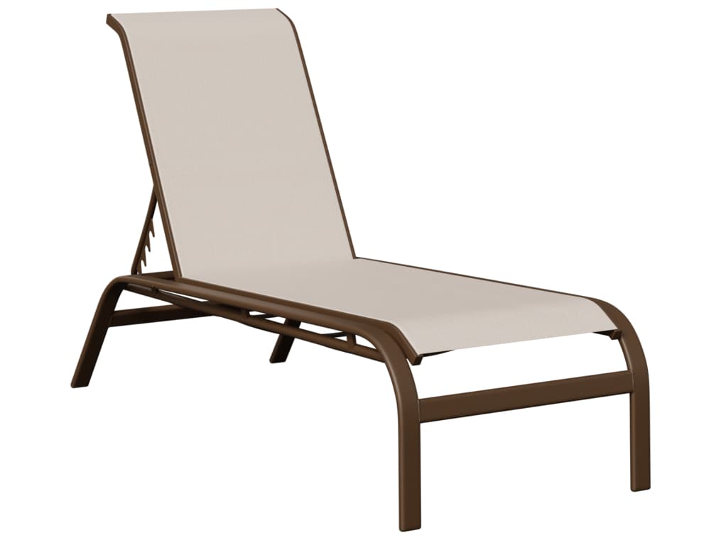 Berlin Gardens Murphy Aluminum Padded Sling Chaise Lounge