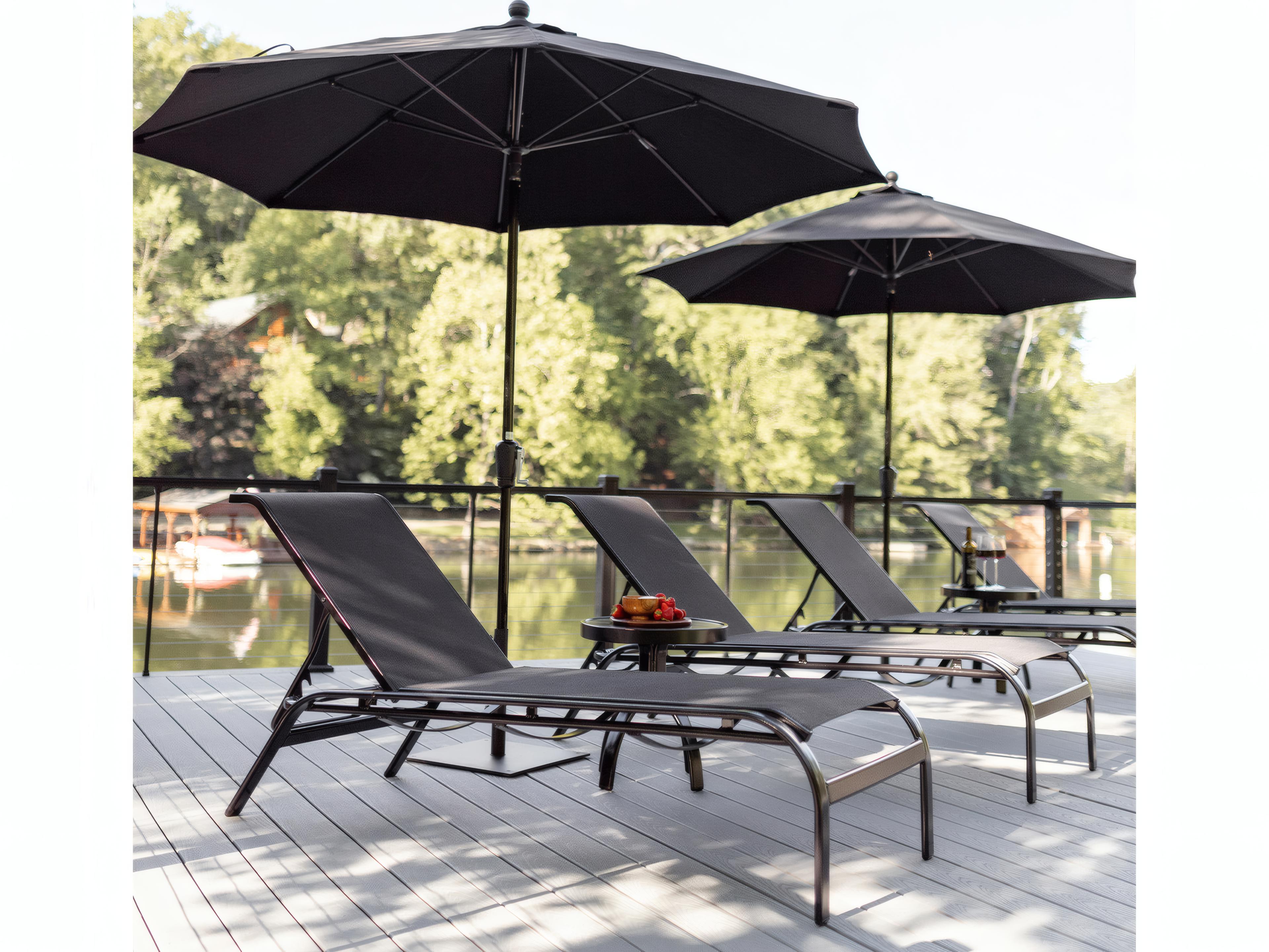 Berlin Gardens Murphy Aluminum Sling Chaise Lounge