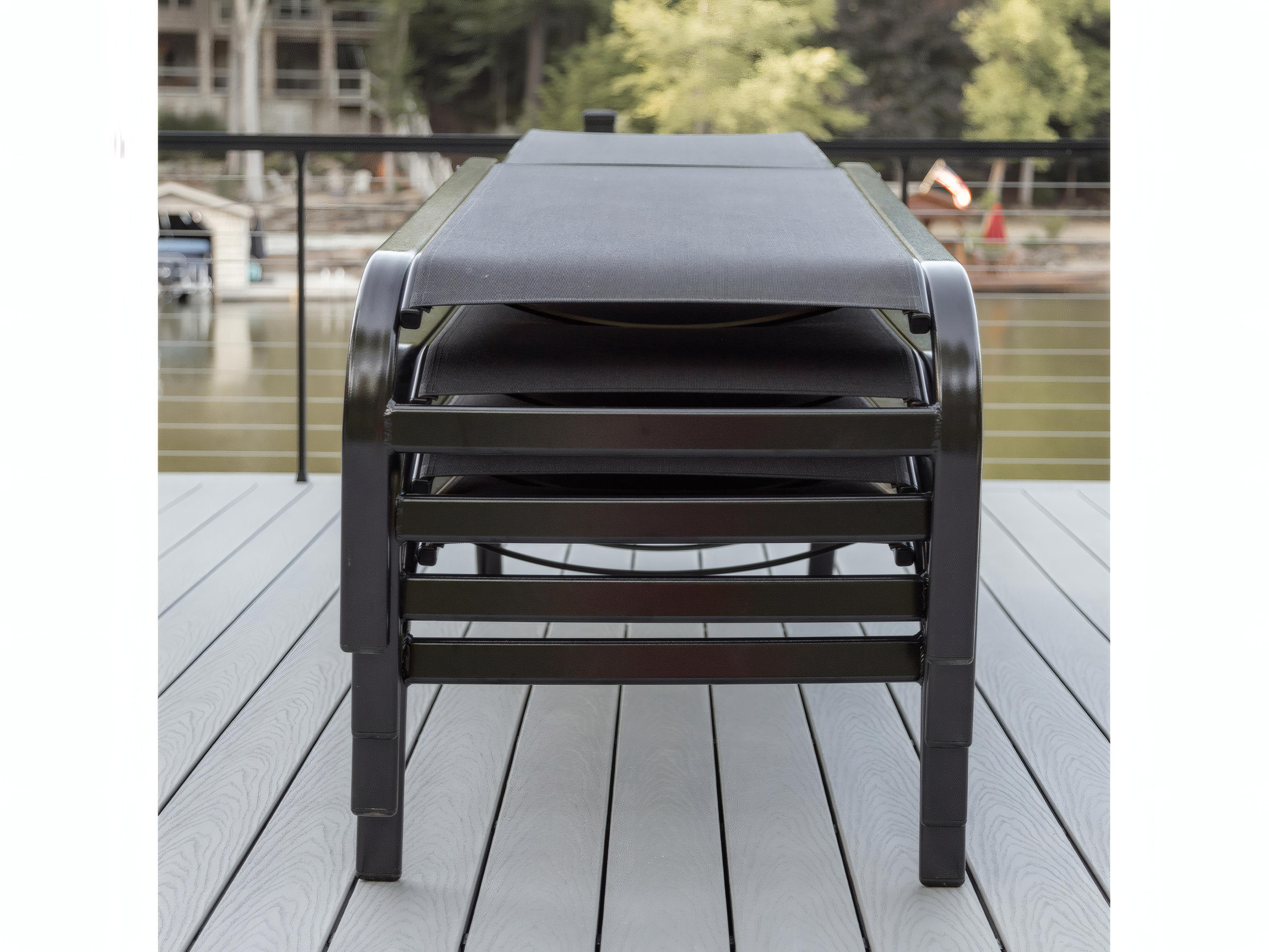 Berlin Gardens Murphy Aluminum Sling Chaise Lounge