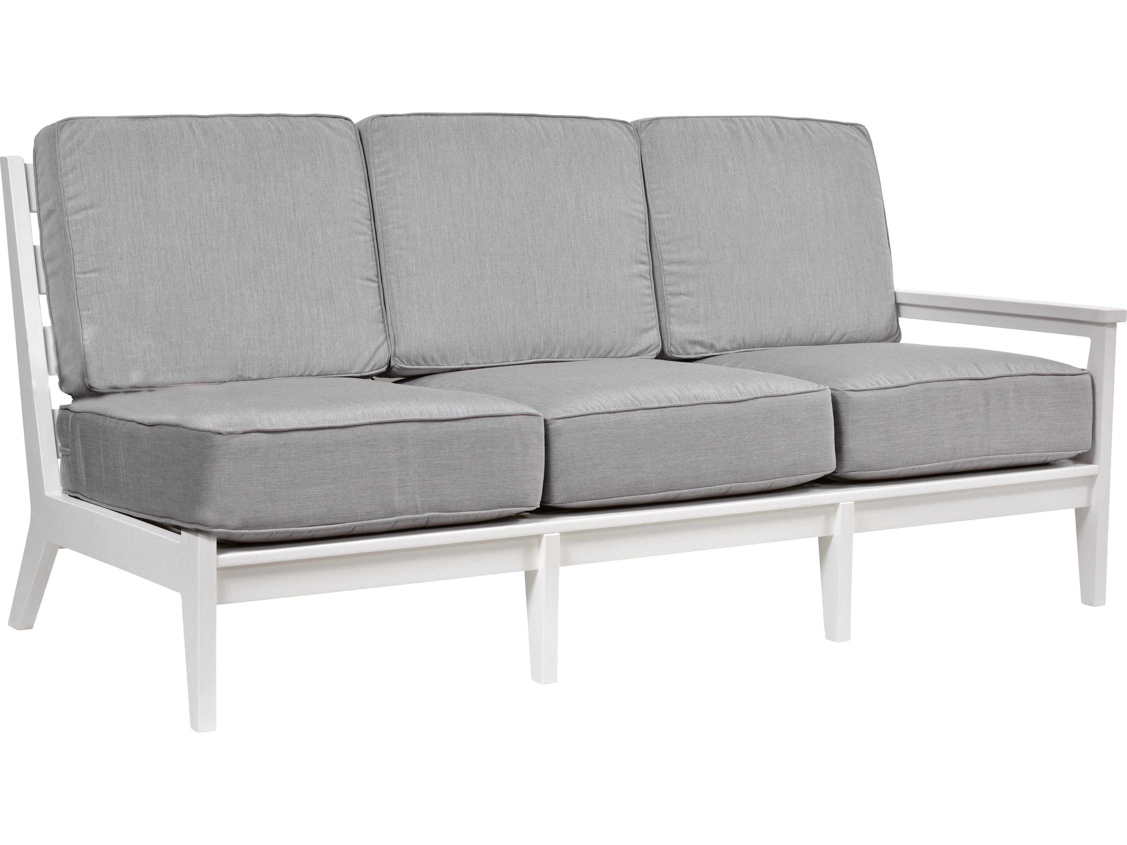 Berlin Gardens Mayhew Recycled Plastic Left Arm Outdoor Sofa
