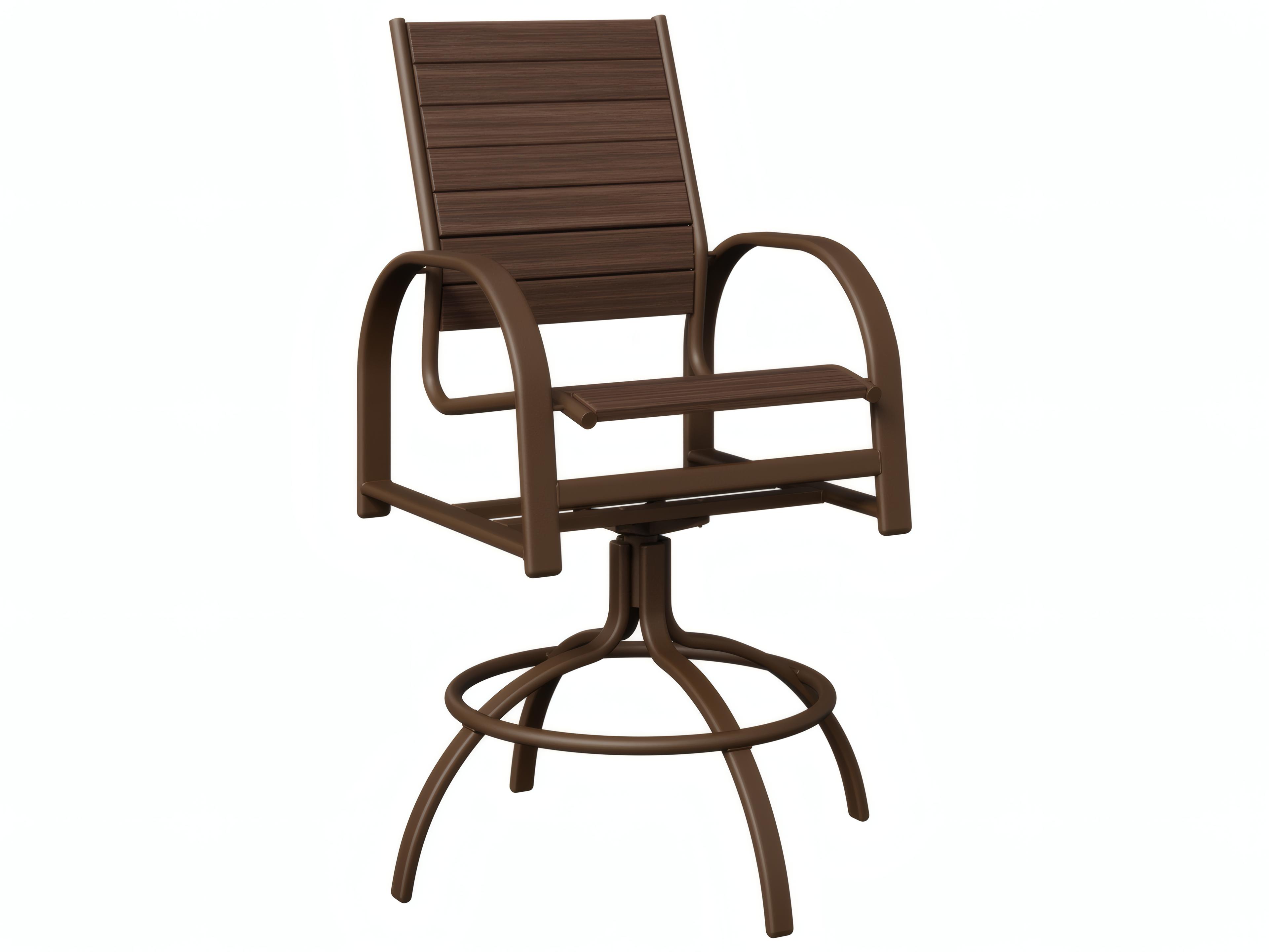 Berlin Gardens Murphy Aluminum Poly Swivel Bar Chair