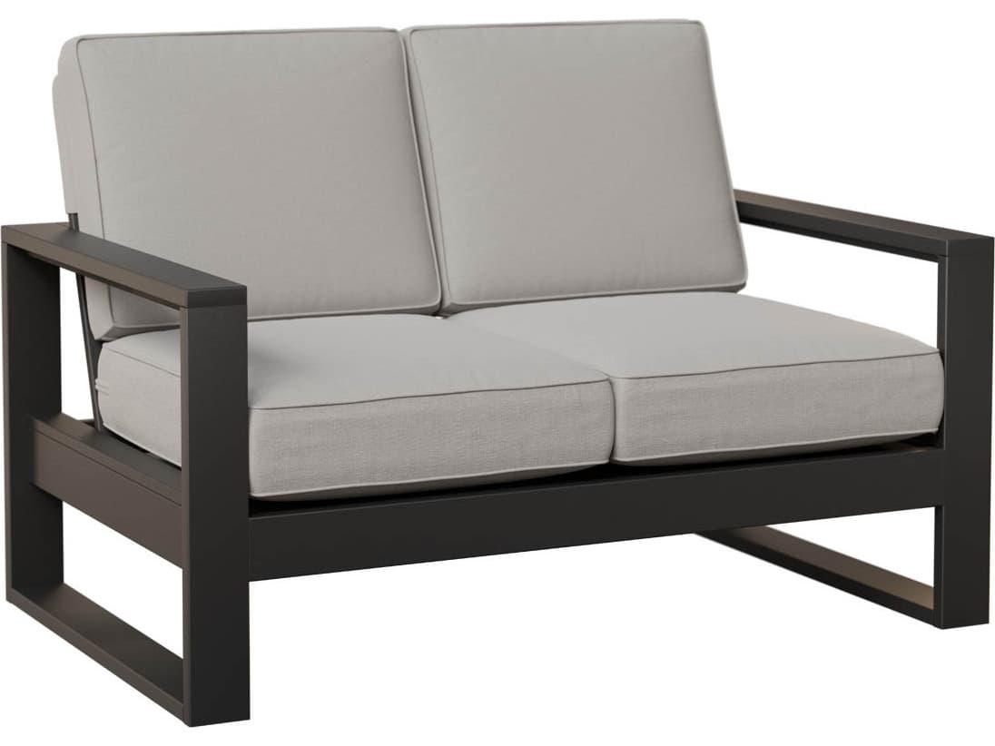 Berlin Gardens Nordic Recycled Plastic High Back Outdoor Patio Loveseat