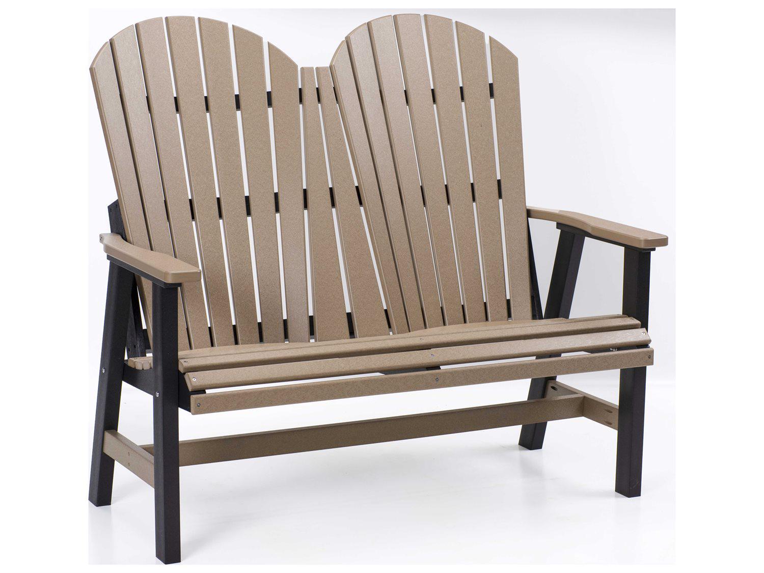 Berlin Gardens Comfo-Back Recycled Plastic Patio Loveseat