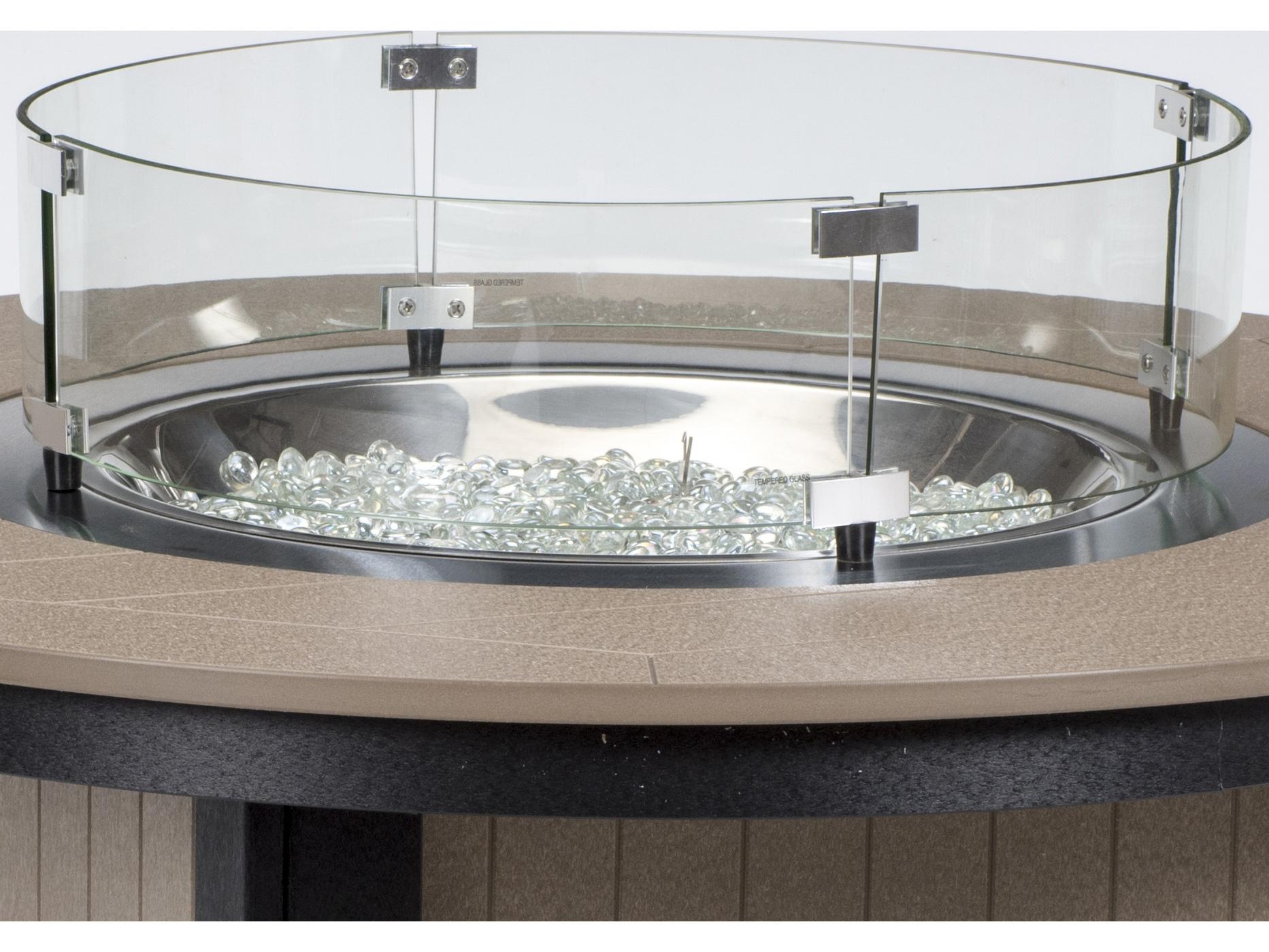 Berlin Gardens Donoma Accessories 20-R Round Glass Wind Guard