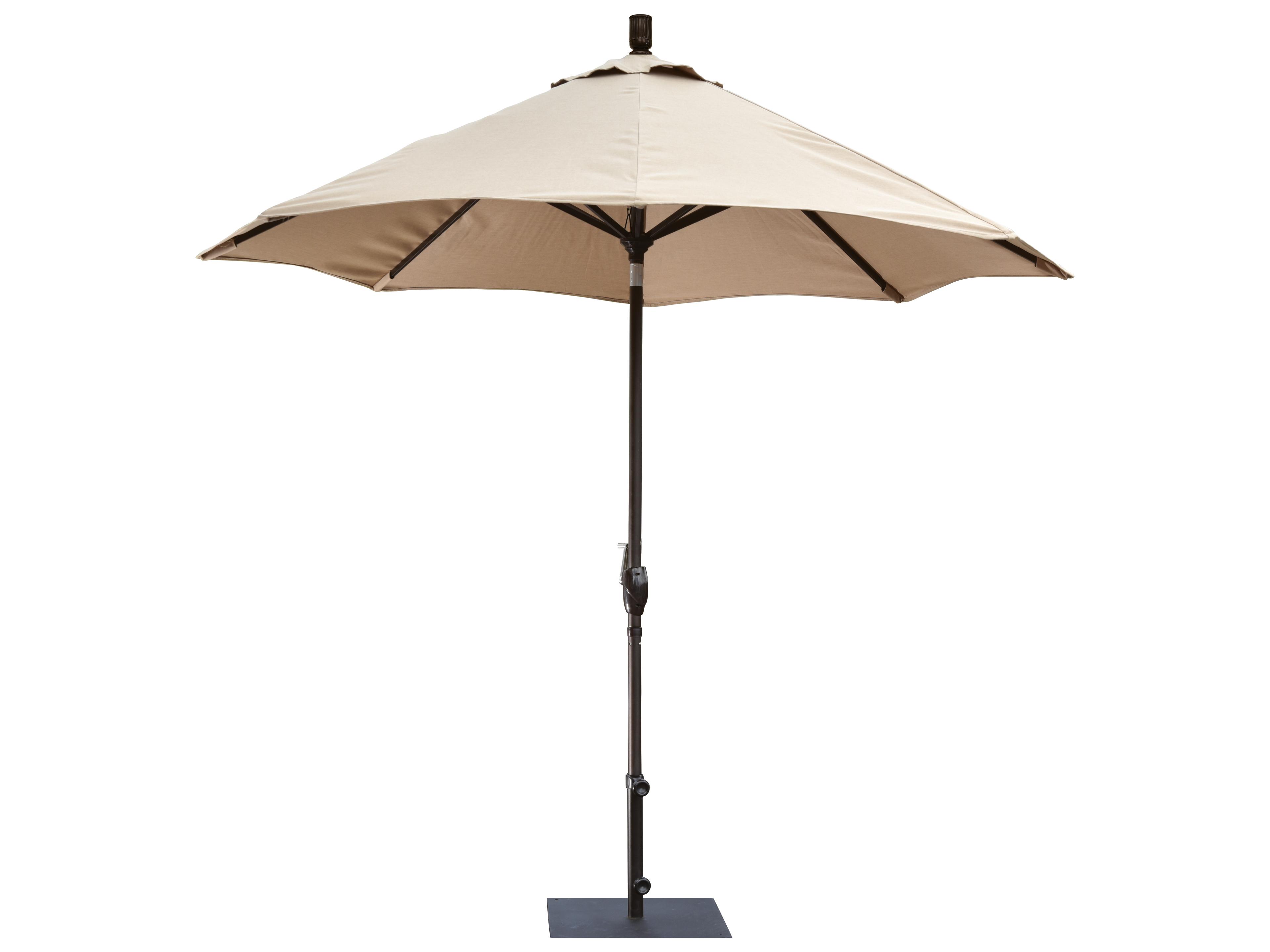 Berlin Gardens Aluminum 9 Foot Octagon Crank Lift Outdoor Patio Umbrella