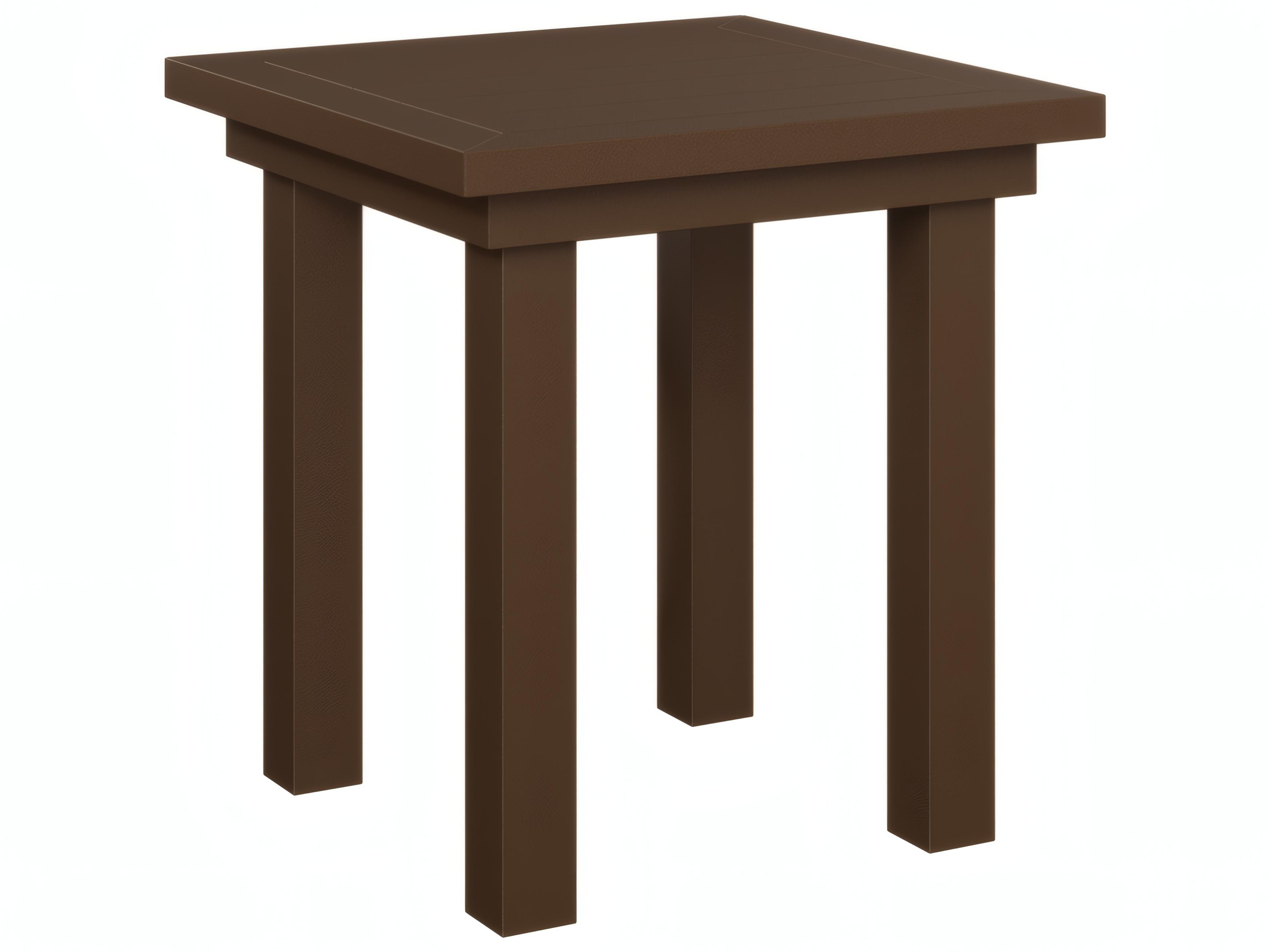 Berlin Gardens Vida Aluminum 18" Square End Table