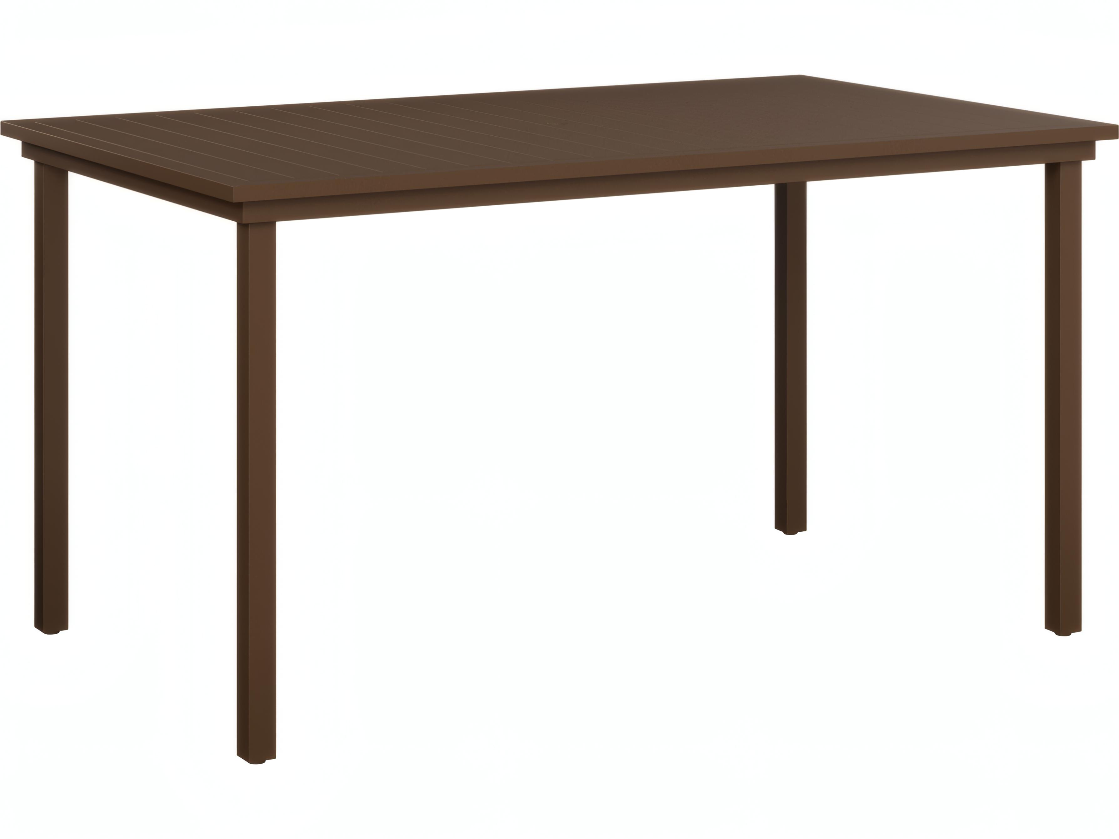 Berlin Gardens Vida Aluminum 73"W x 44"D Rectangular Bar Table