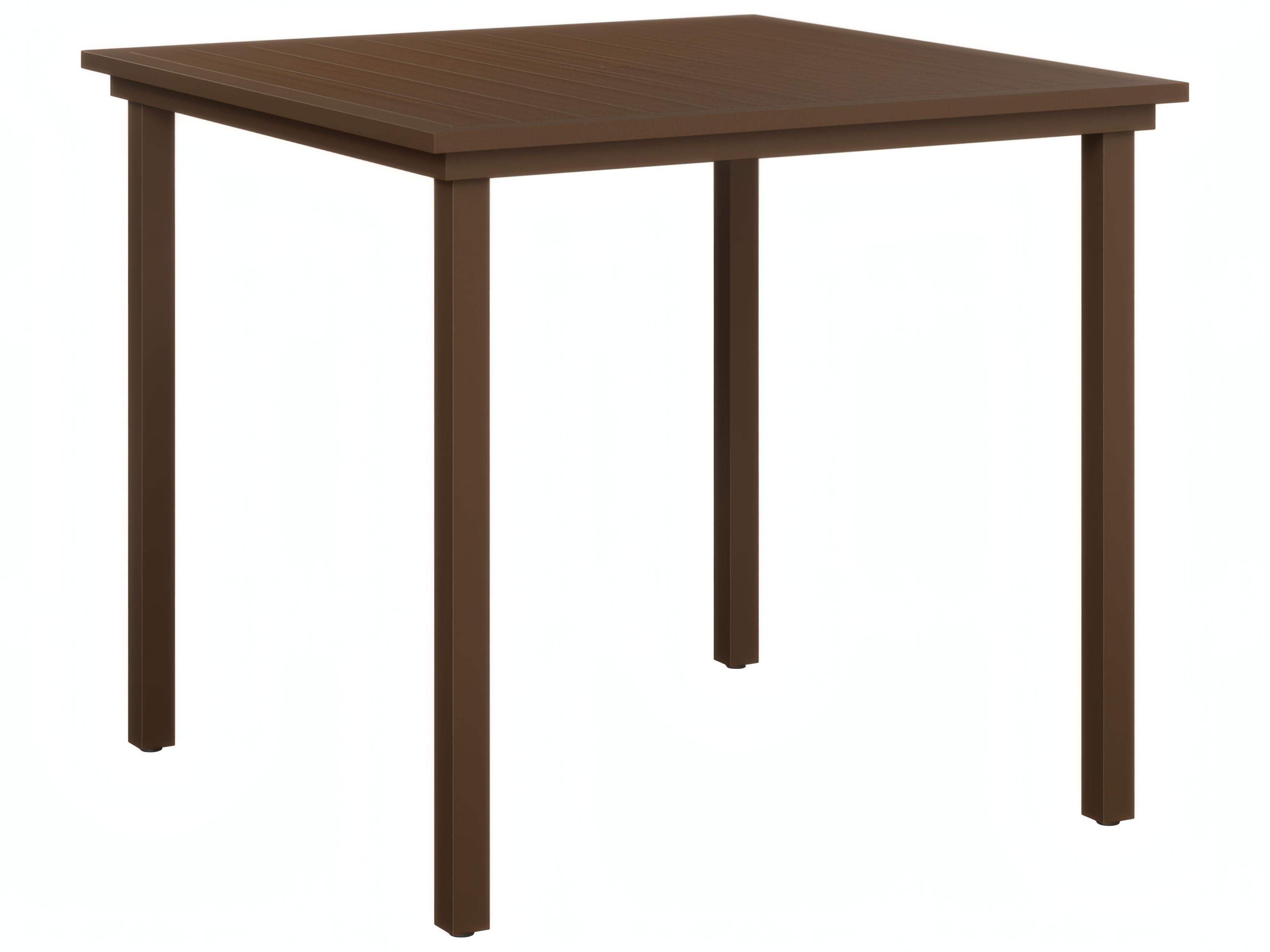 Berlin Gardens Vida Aluminum Poly 44" Square Bar Table