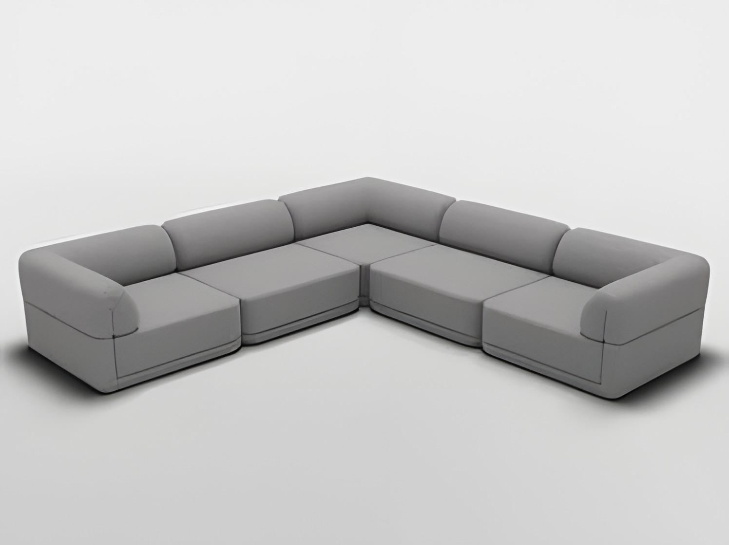 Bend Goods Gray Upholstered Sectional Sofa