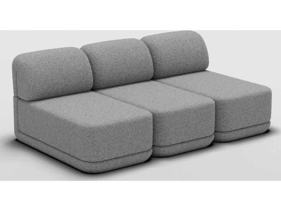Bend Goods Cube Gray Upholstered Sectional Sofa