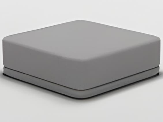 Bend Goods Grey Boucle Upholstered Ottoman