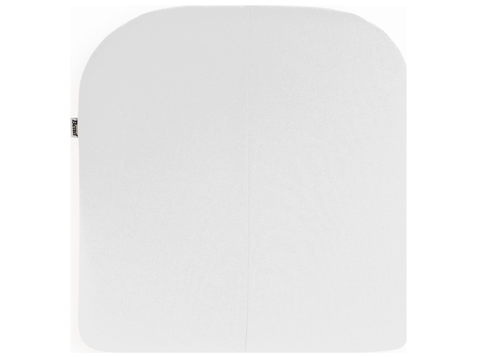 Bend Goods Lucy Vegan Leather White Chair Cushion