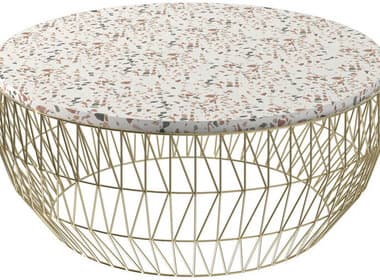 Bend Goods Outdoor Terrazzo Round Wave Table Top