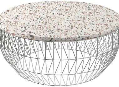 Bend Goods Outdoor Terrazzo Round Wave Table Top