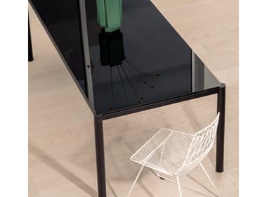 Bend Goods Outdoor Get-together Galvanized Iron Black 84"W x 38"D Rectangular Dining Table Dining Table