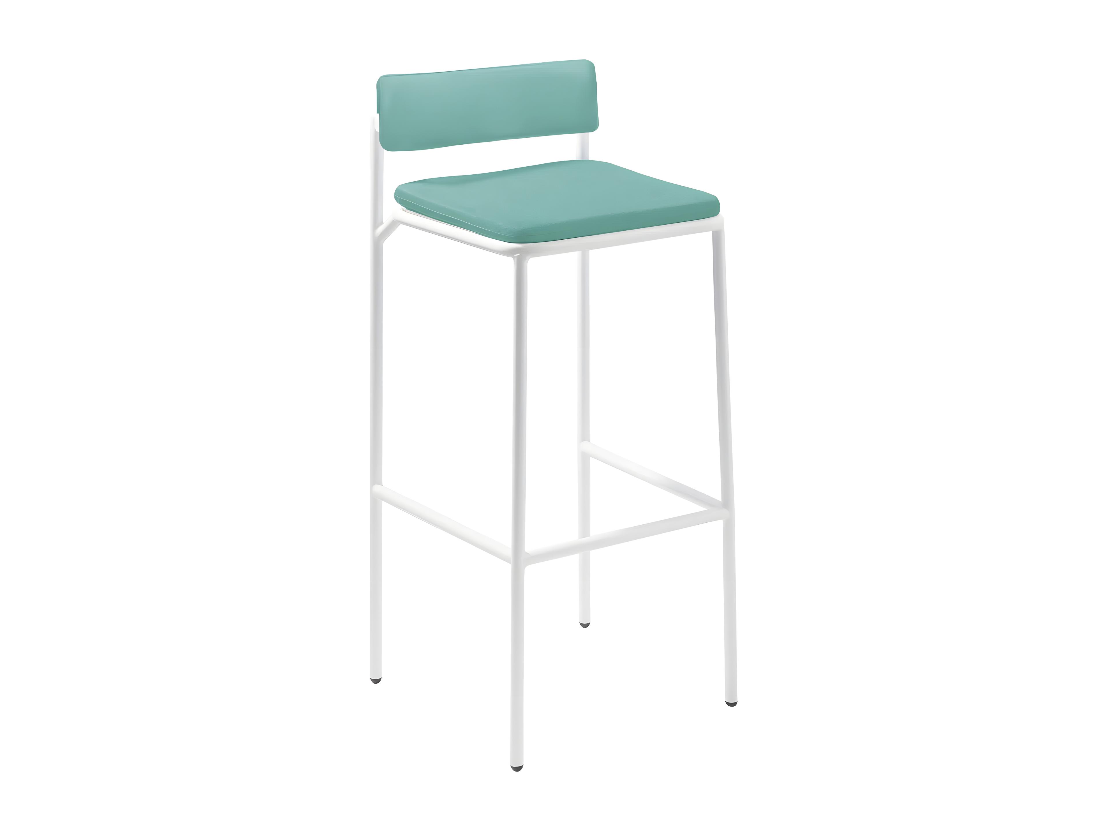 Bend Goods Outdoor Rachel Bar Stool Bikini Pad in Teal