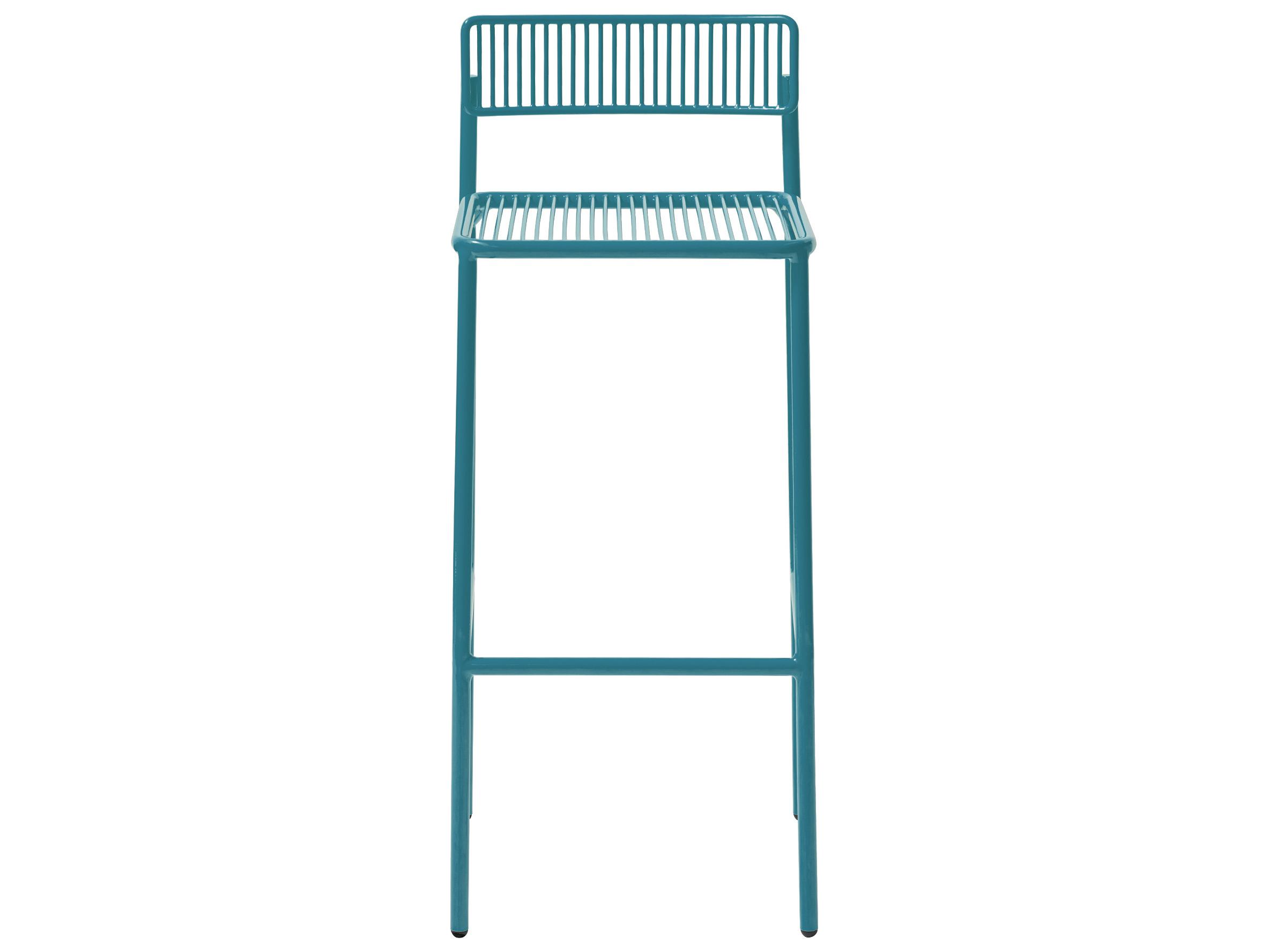 Bend Goods Outdoor Rachel Galvanized Iron Peacock Bar Stool