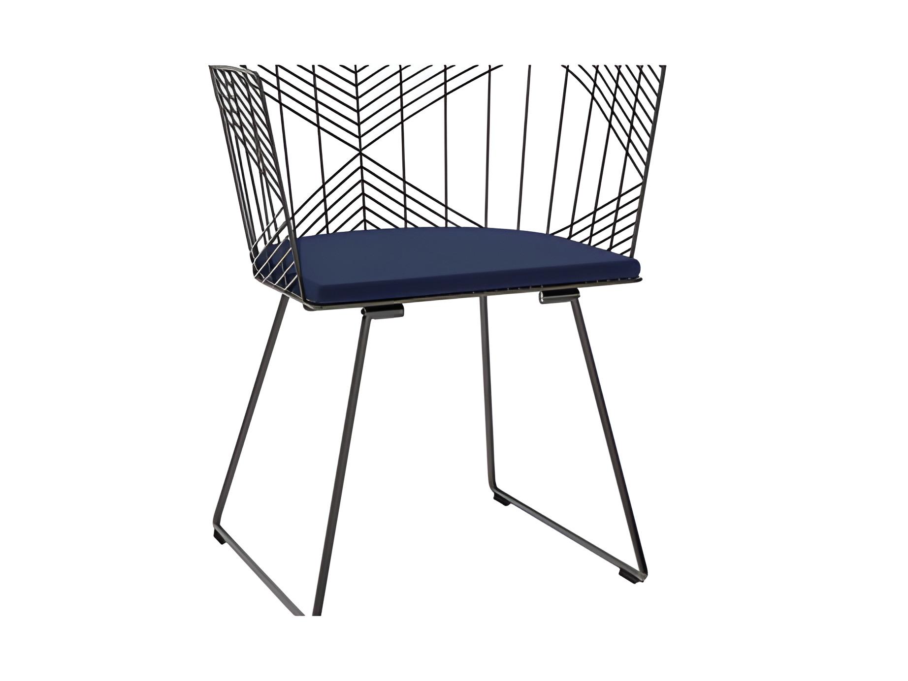 Bend Goods Outdoor Captain Seat Pad in Navy