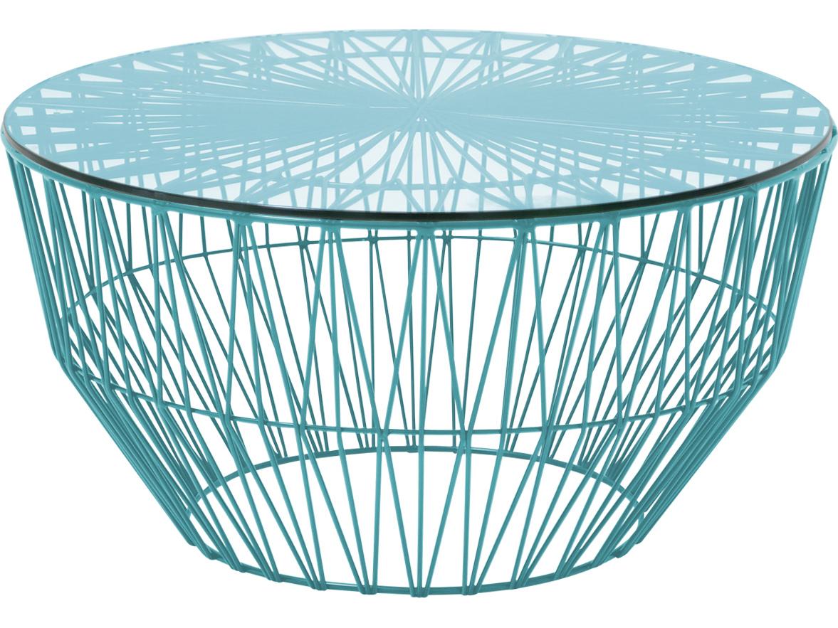 Bend Goods Outdoor Drum Galvanized Iron Peacock Round End Table