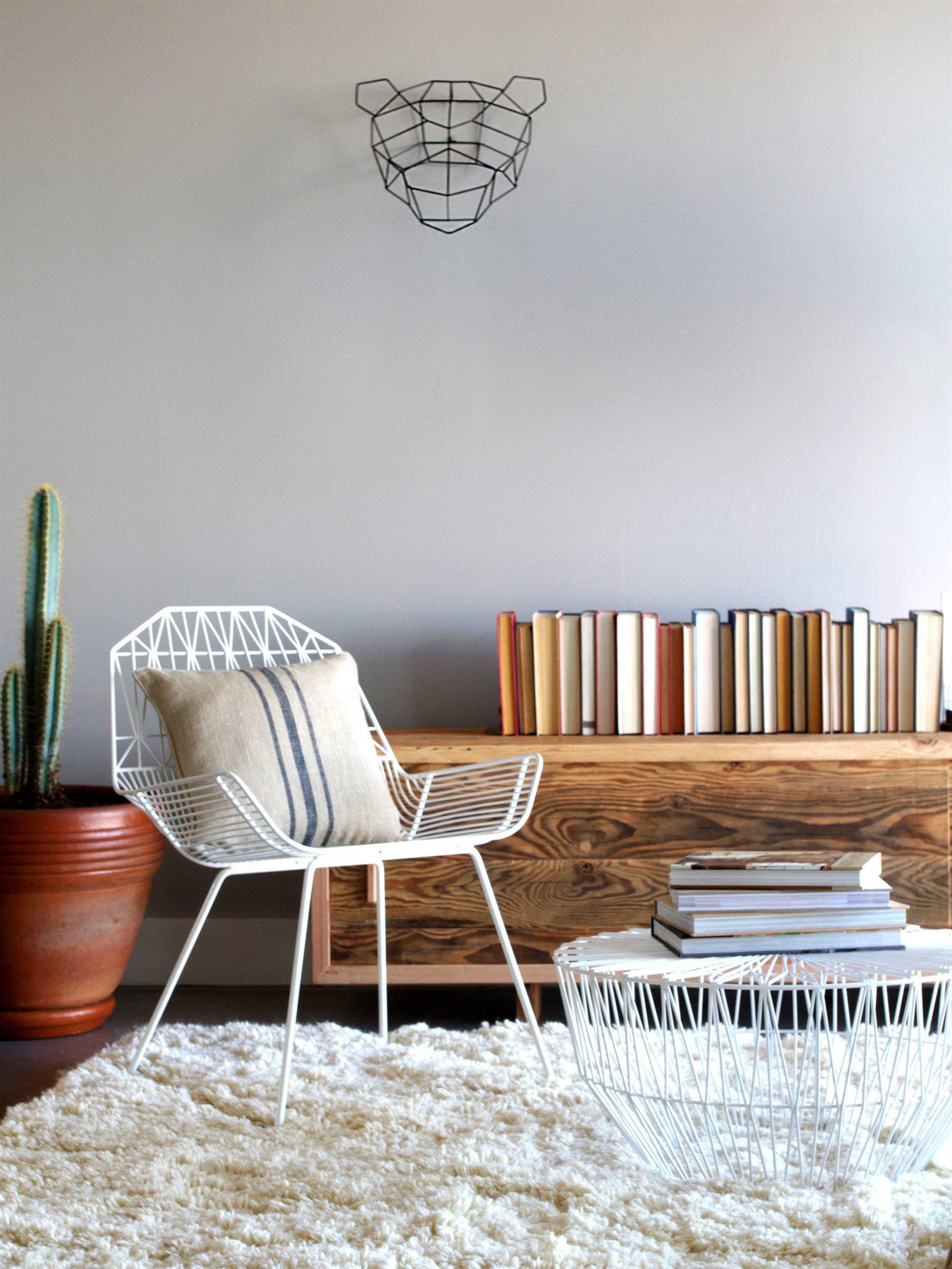 Bend Goods Outdoor Farmhouse Galvanized Iron White Lounge Chair