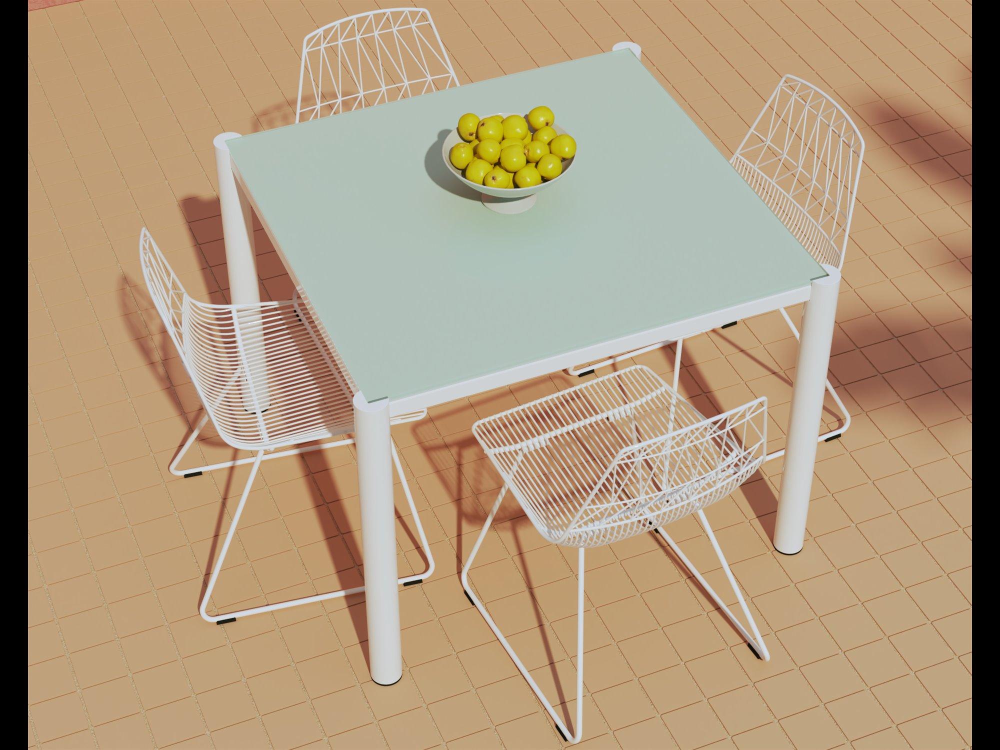 Bend Goods Outdoor Get Together Table Patio Dining Set