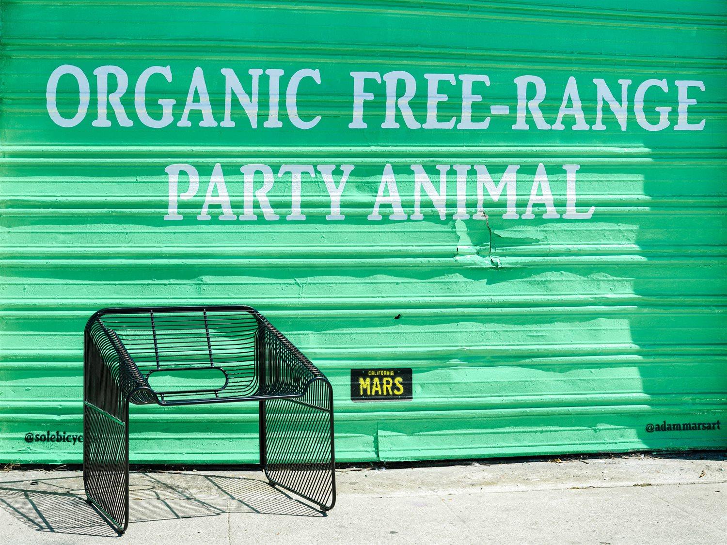 Bend Goods Outdoor Hot Seat Galvanized Iron Black Lounge Chair