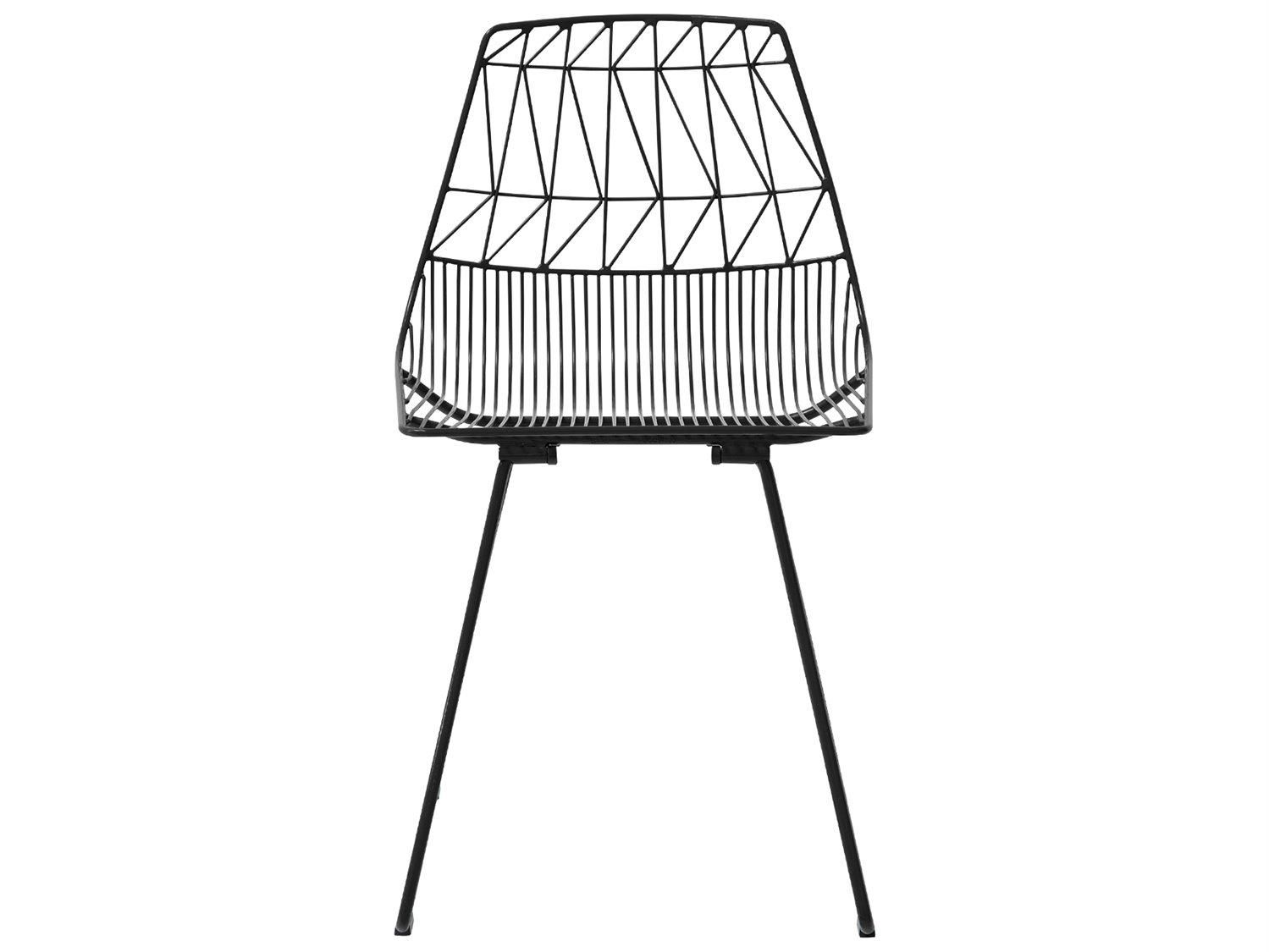 Bend Goods Outdoor Lucy Galvanized Iron Black Dining Chair