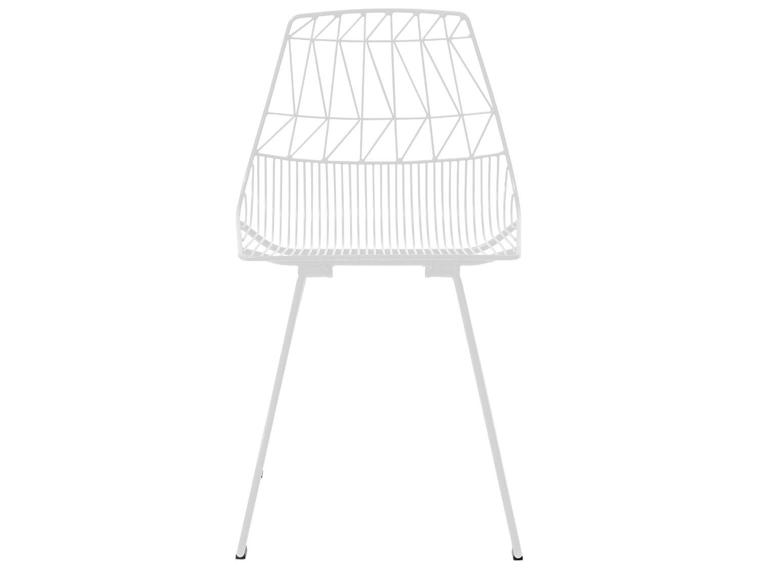 Bend Goods Outdoor Lucy Galvanized Iron White Dining Chair
