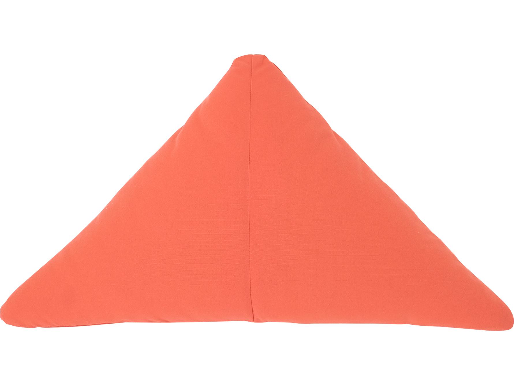 Bend Goods Outdoor Melon 26'' Triangle Throw Pillow