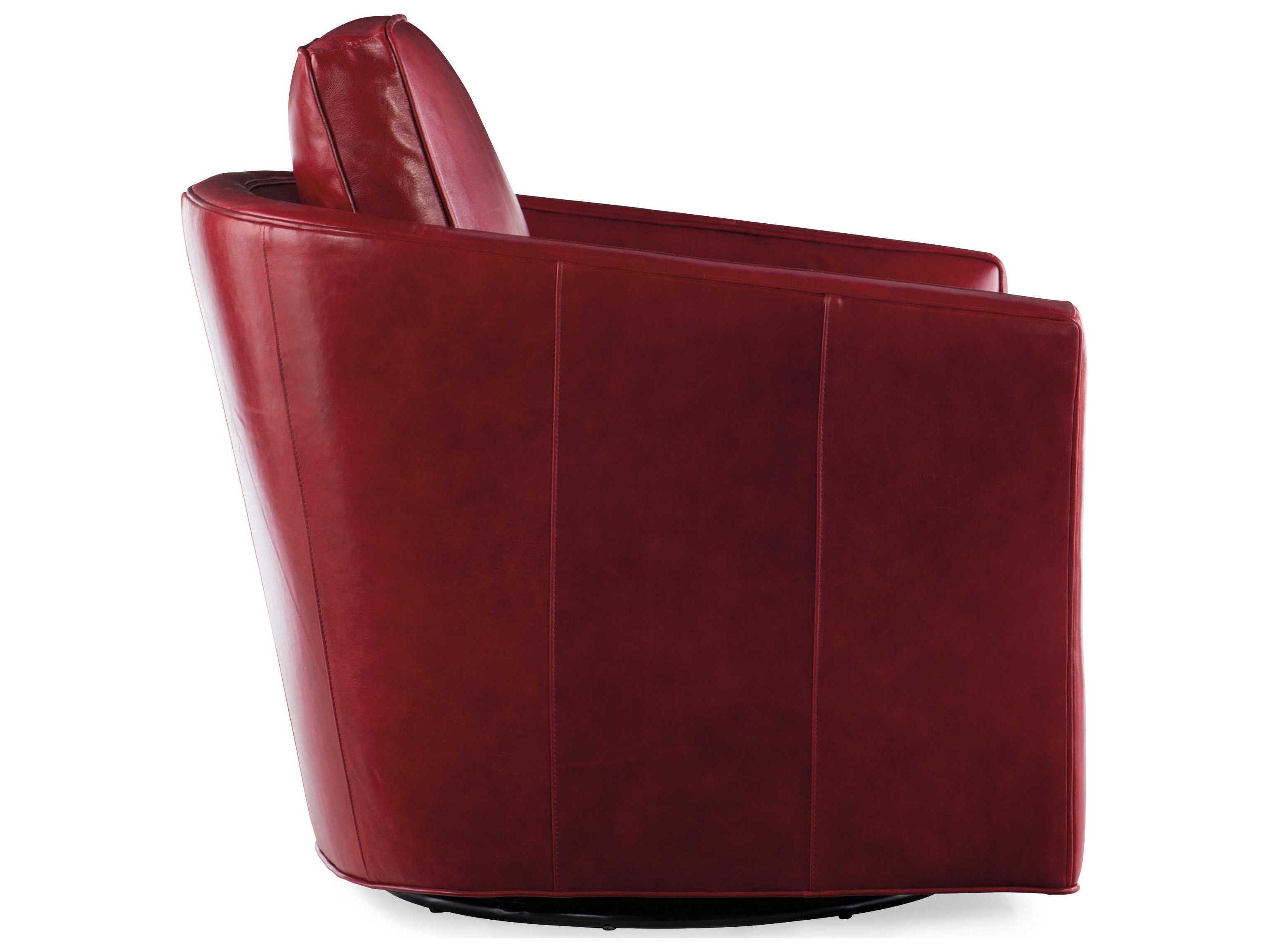 Bradington Young Blair Swivel Leather Accent Chair