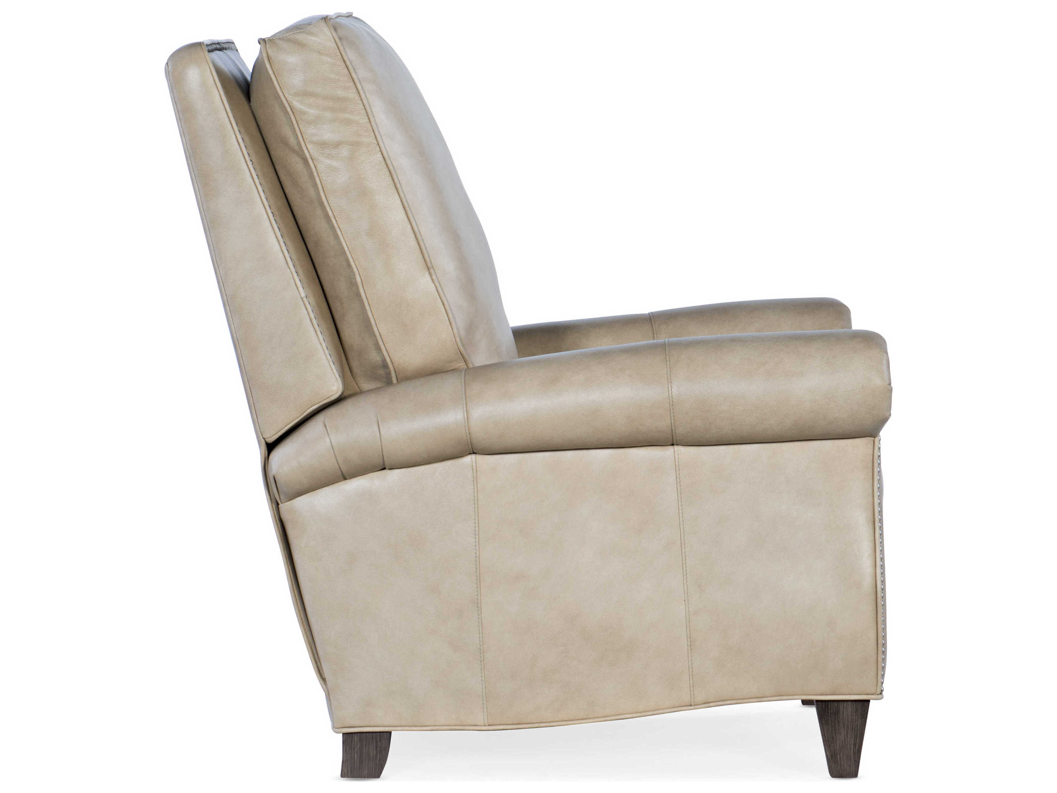 Bradington Young Reddish Leather Recliner