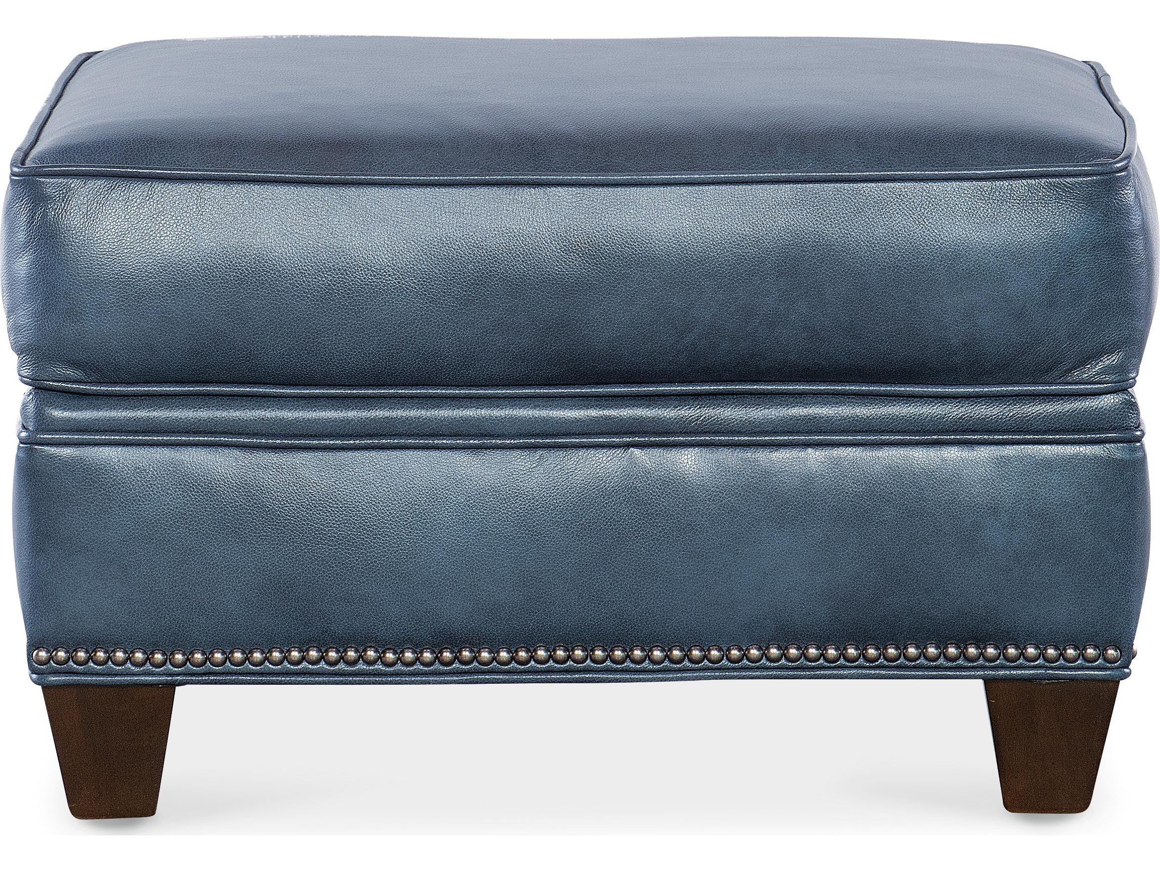 Bradington Young Oliver Leather Ottoman