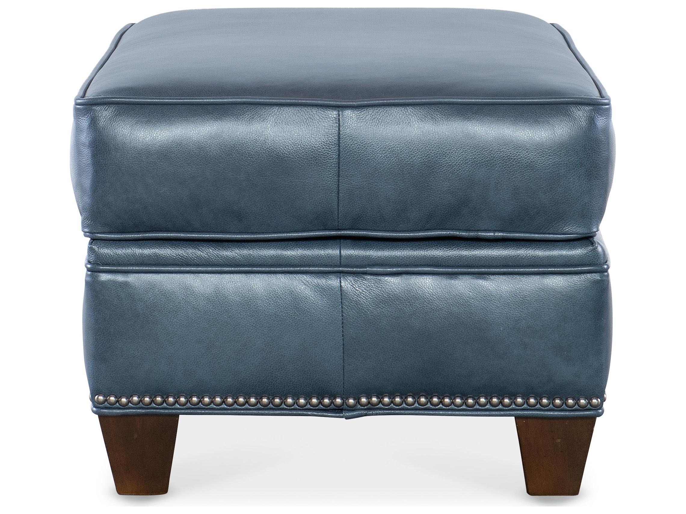 Bradington Young Oliver Leather Ottoman