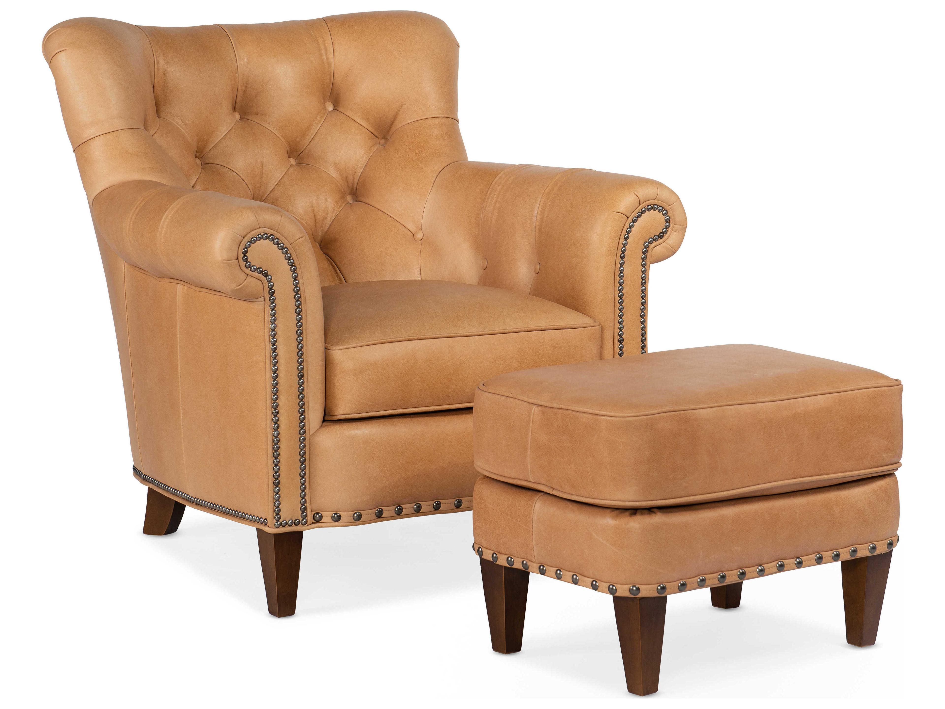 Bradington Young Kirby Leather Accent Chair