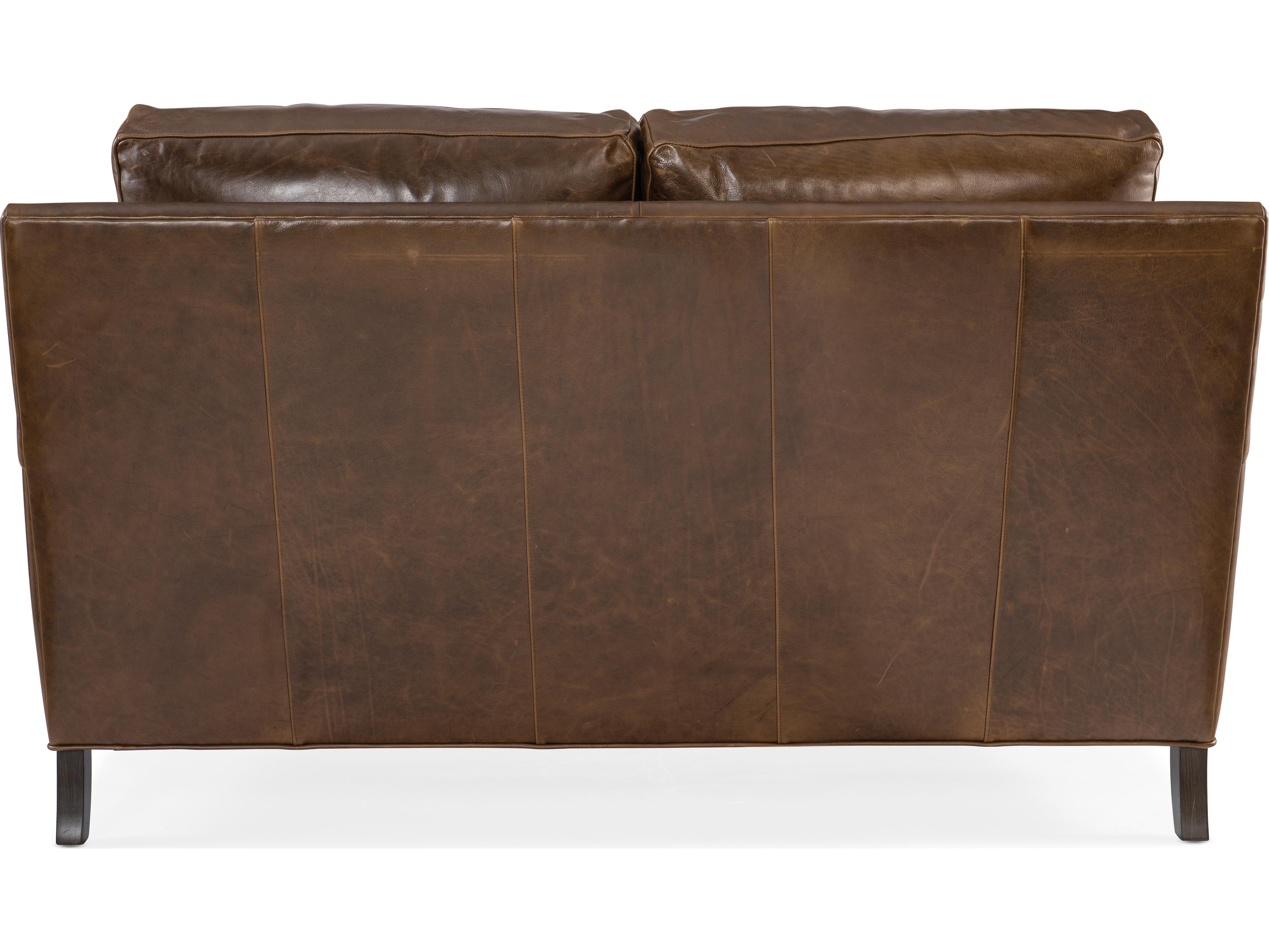 Bradington Young Barker Leather Loveseat