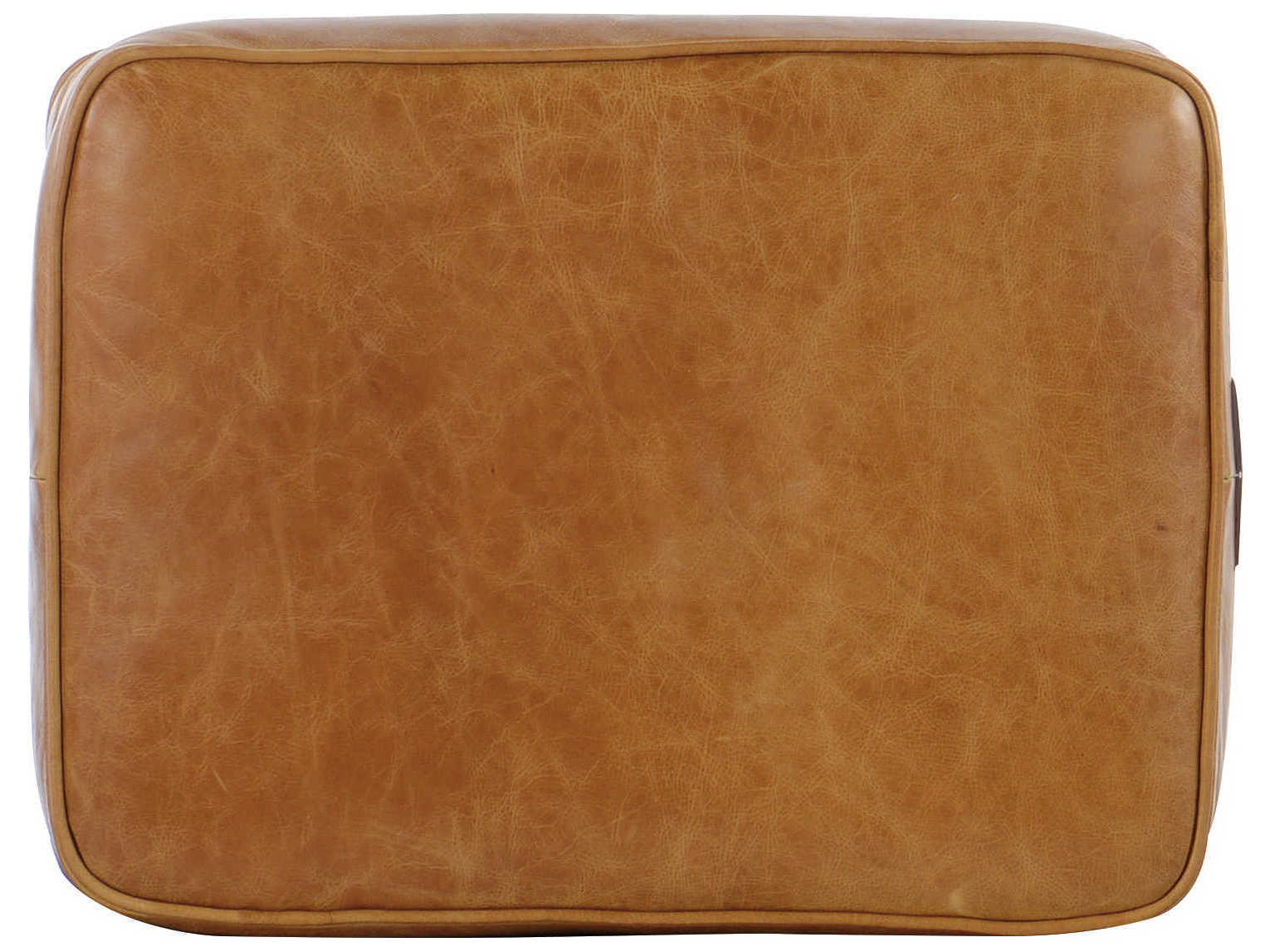 Bradington Young Zion Leather Ottoman