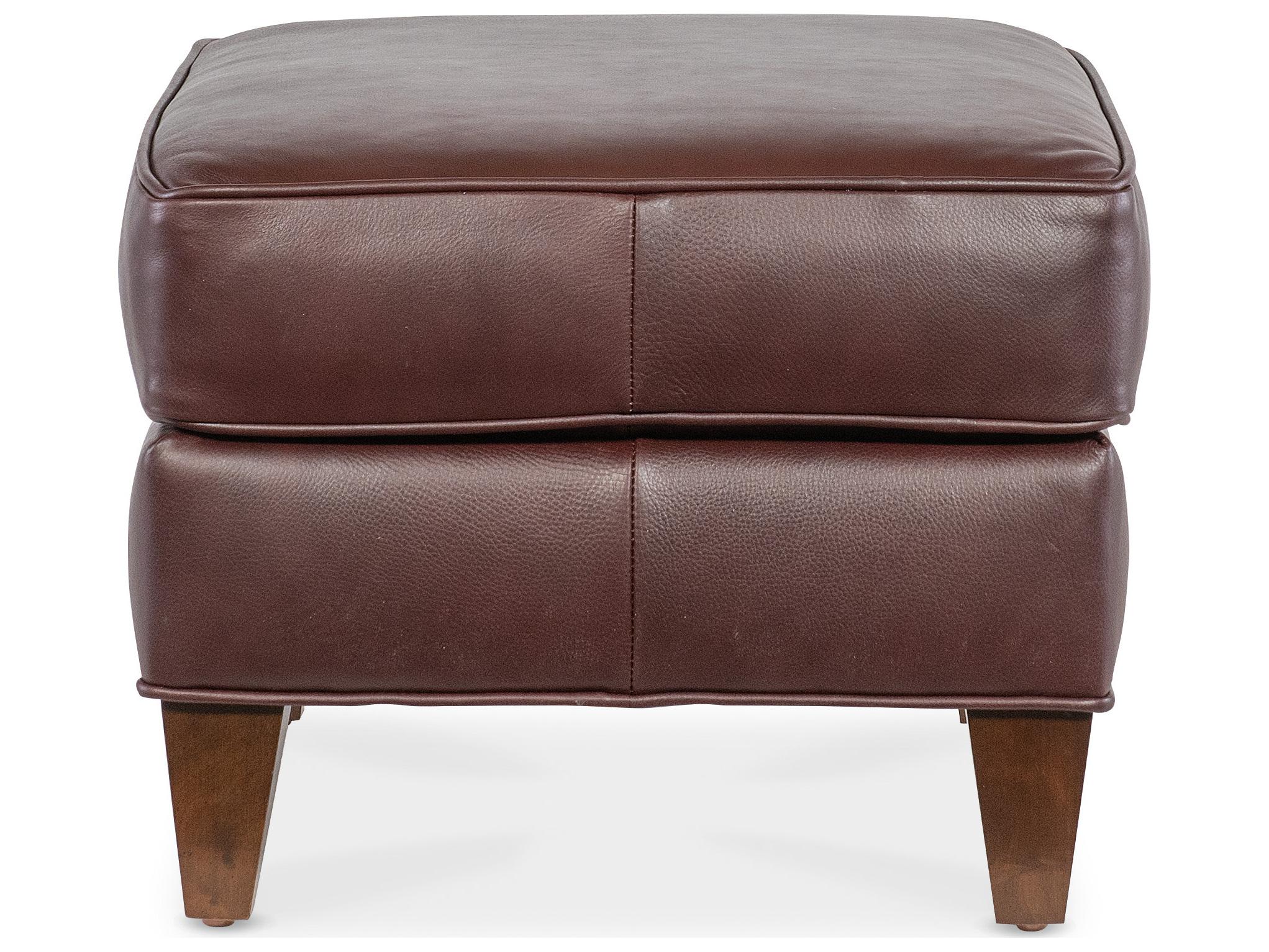 Bradington Young Tatum Leather Ottoman