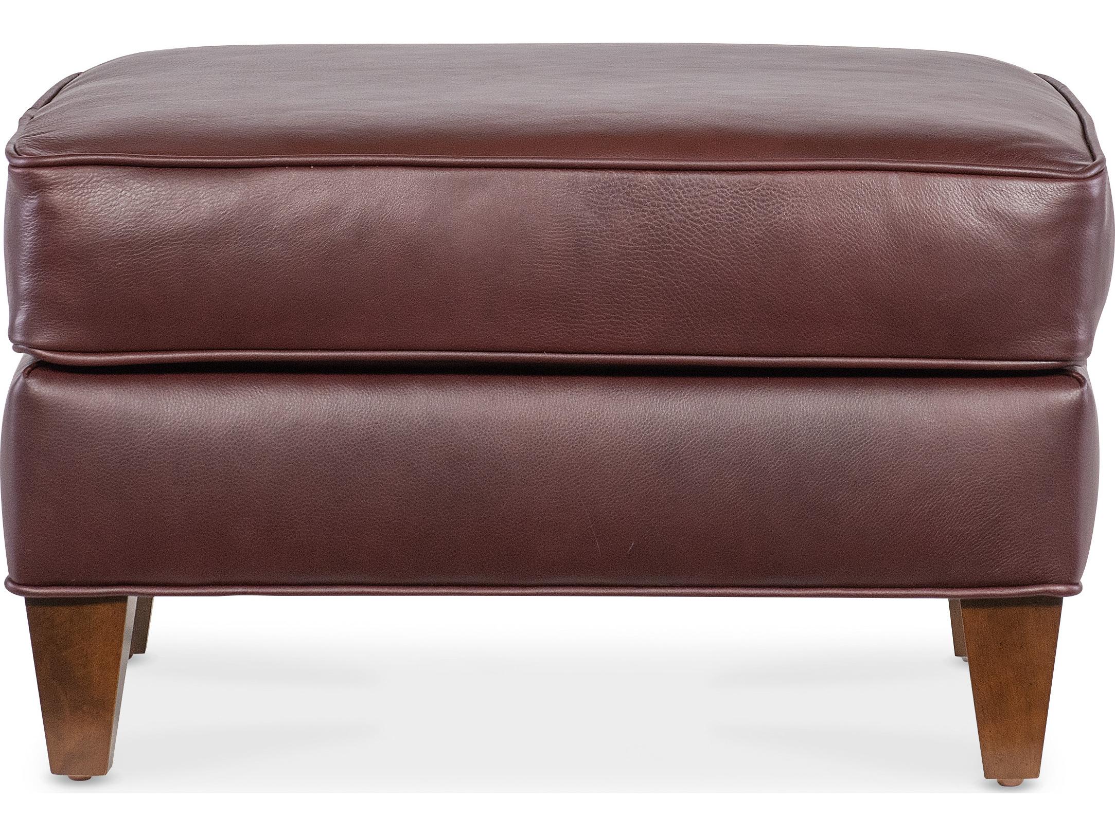 Bradington Young Tatum Leather Ottoman