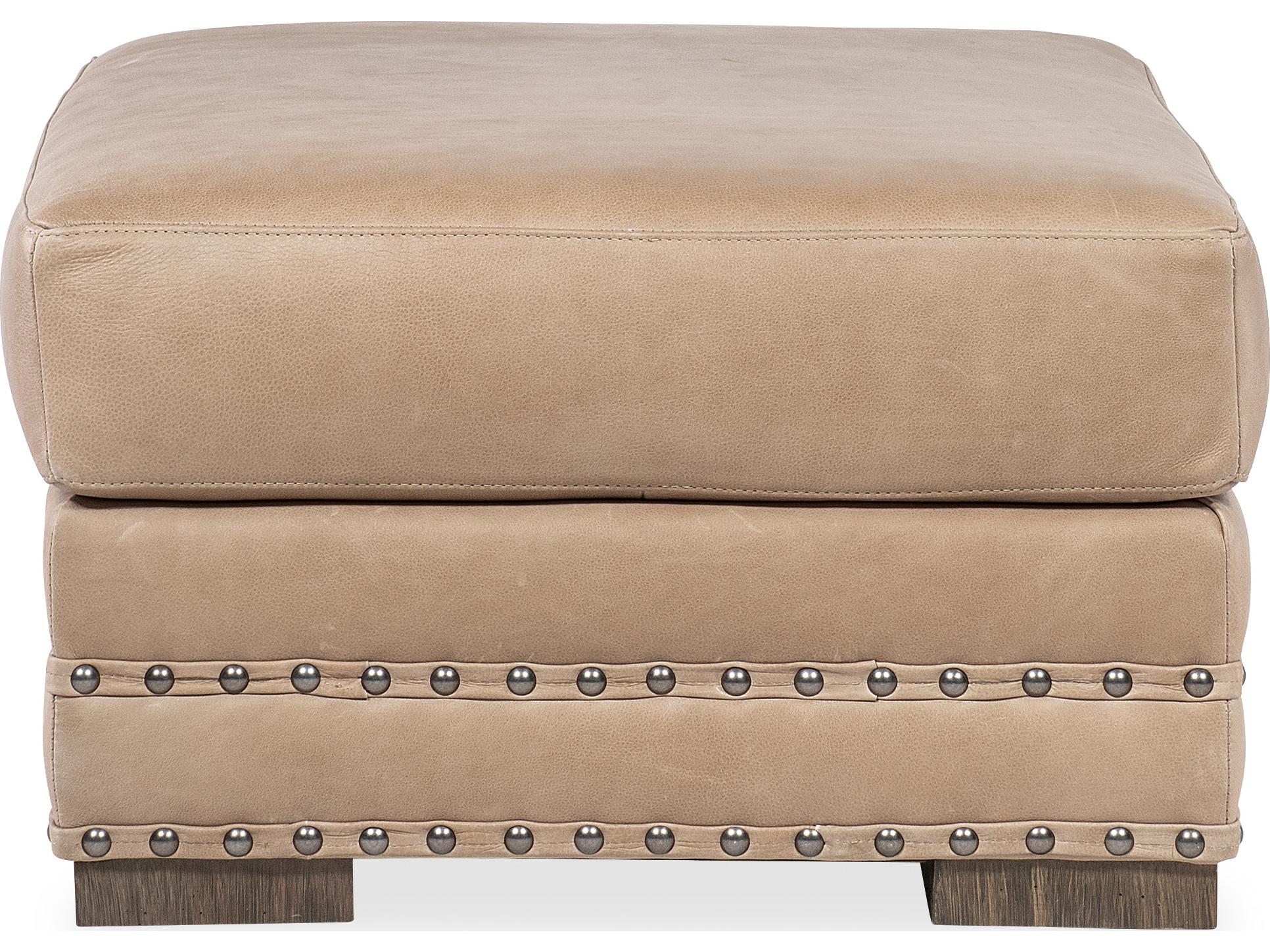 Bradington Young Kempton Leather Ottoman