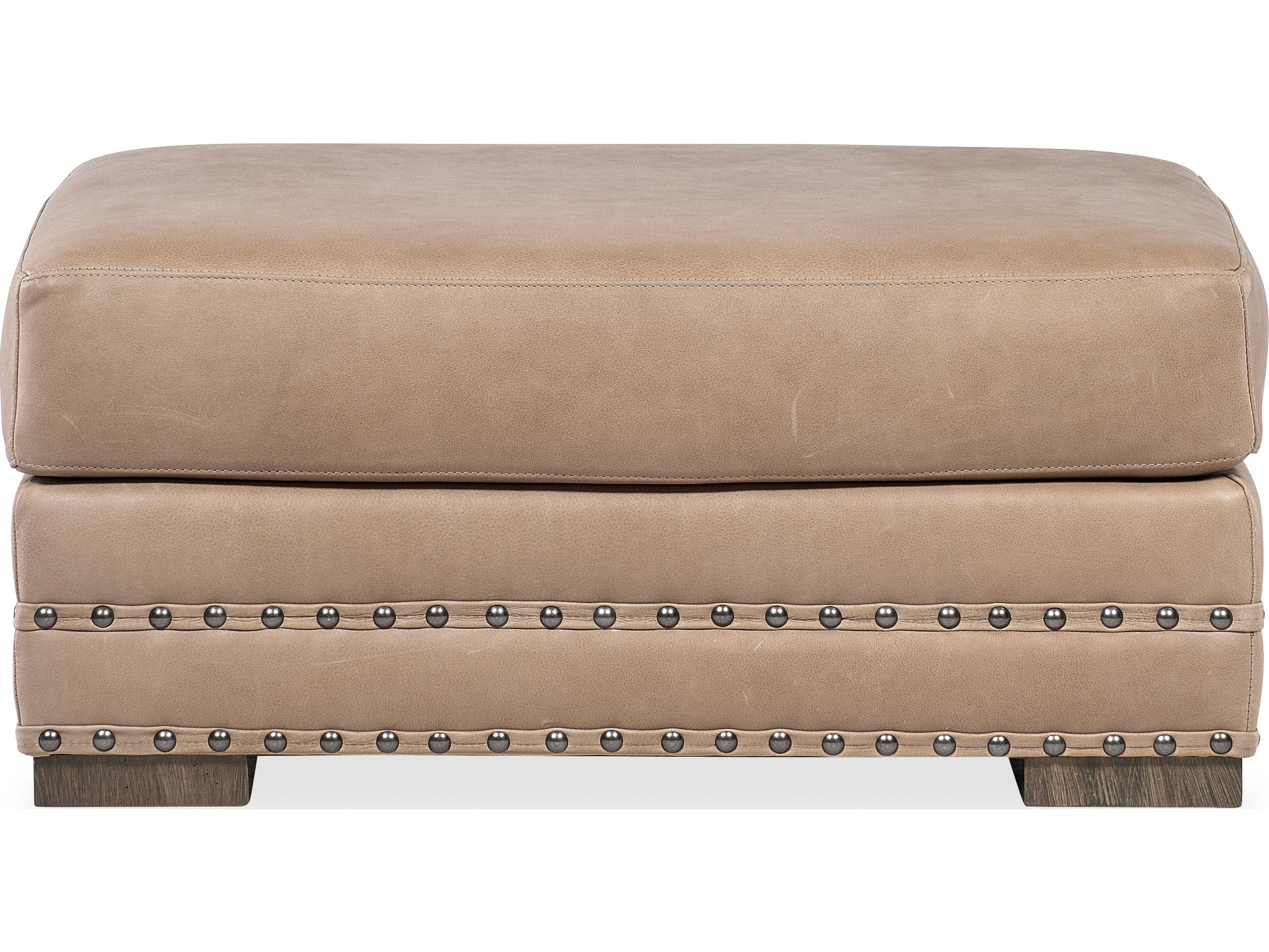 Bradington Young Kempton Leather Ottoman