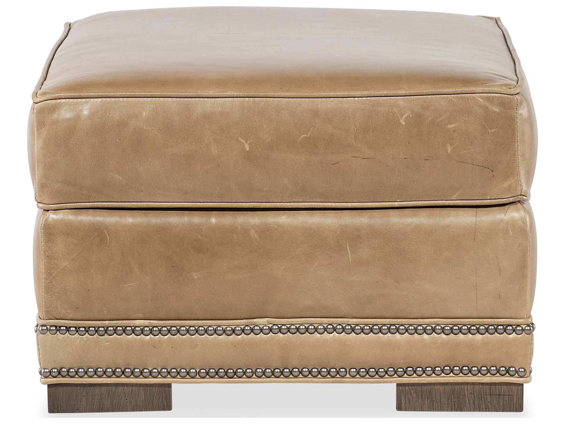 Bradington Young Ellary Leather Ottoman