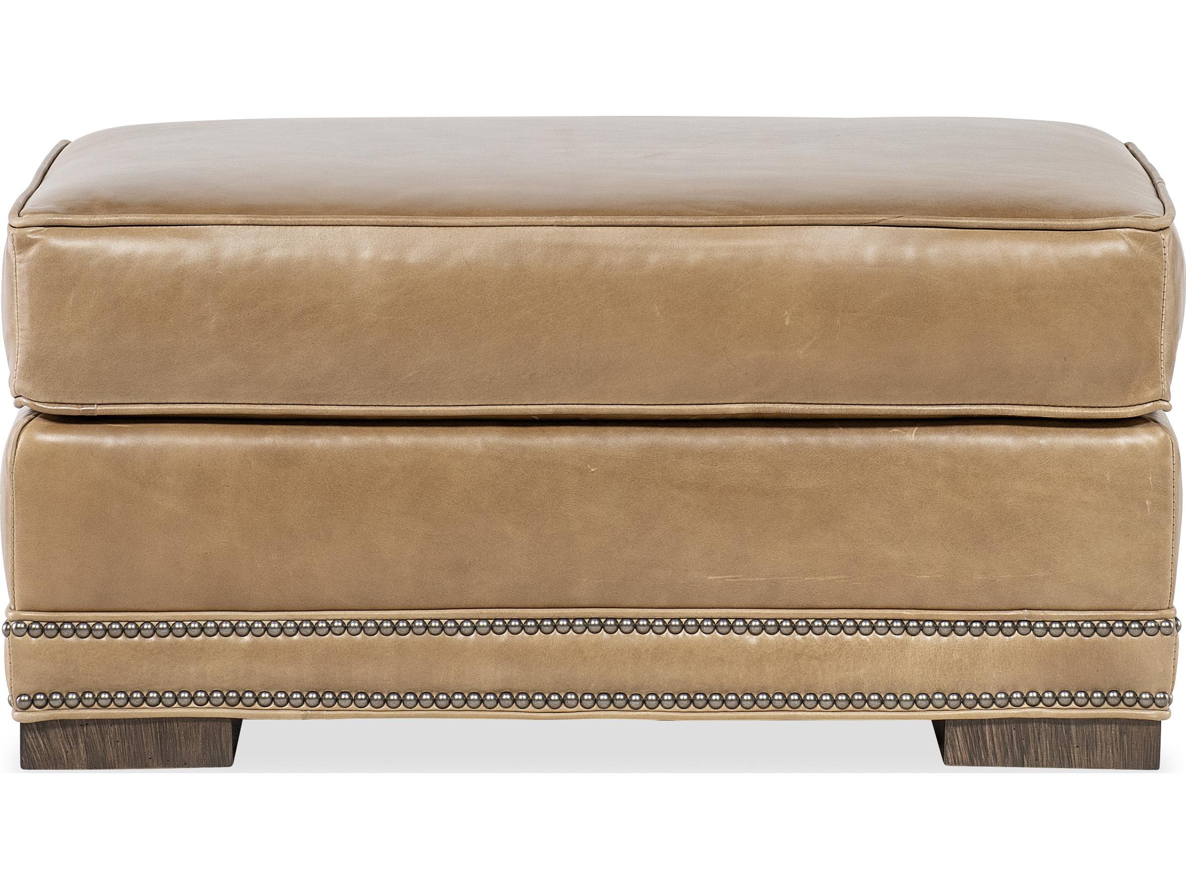 Bradington Young Ellary Leather Ottoman