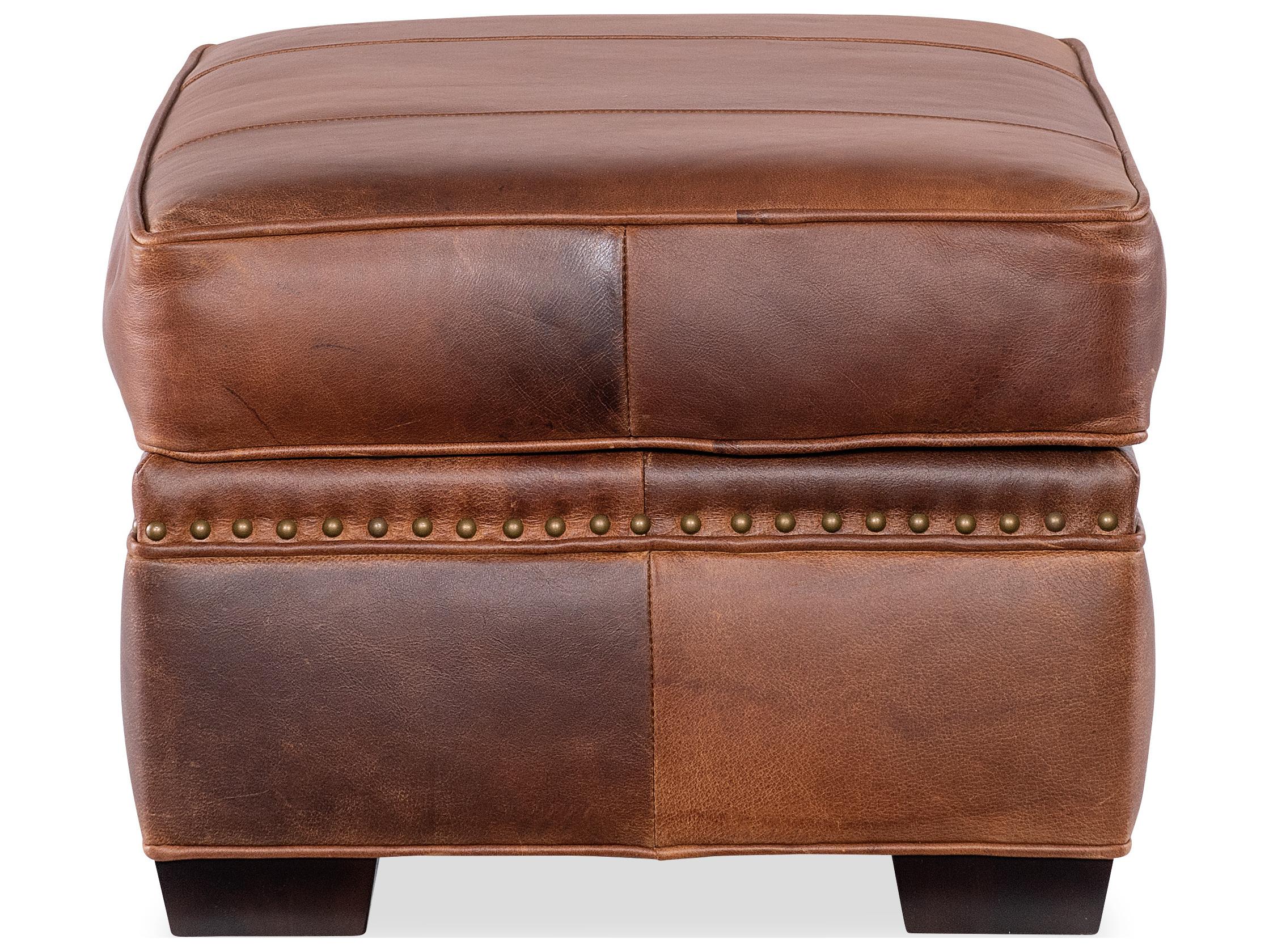 Bradington Young Sutton Leather Ottoman