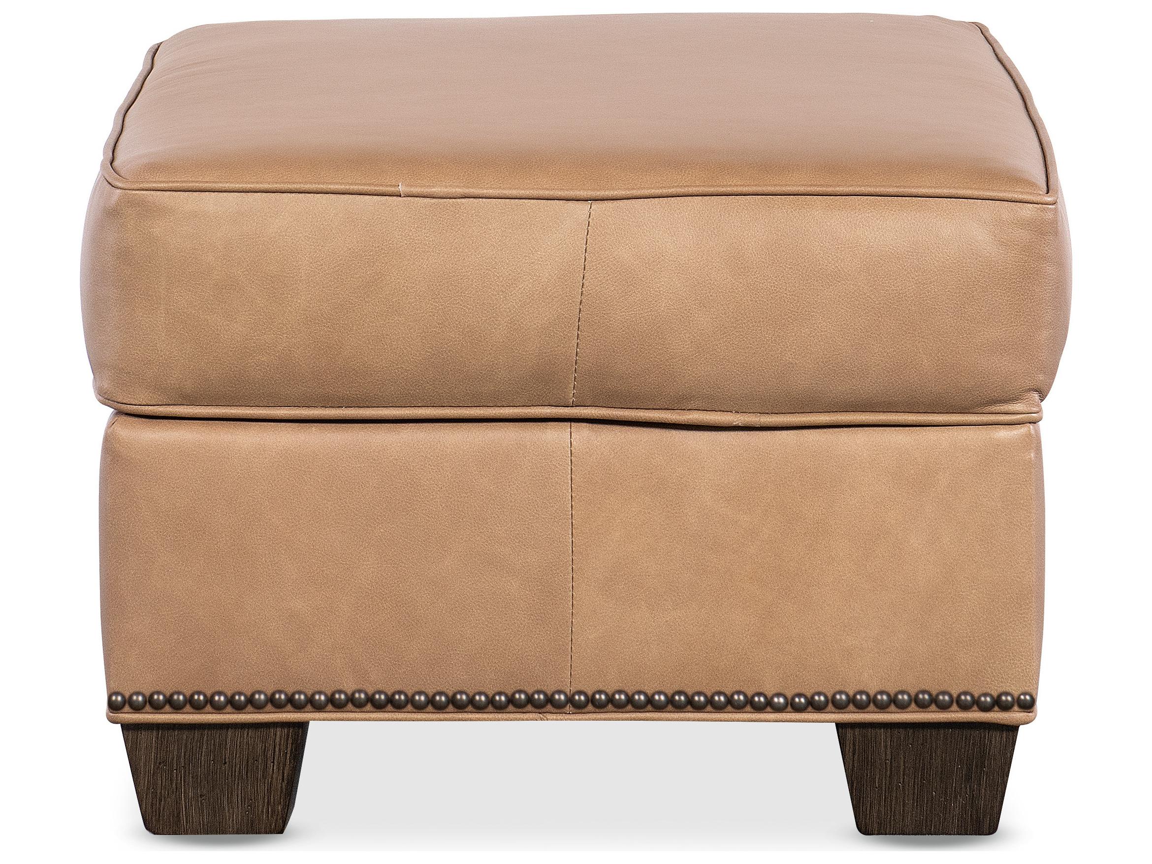 Bradington Young Lennon Leather Ottoman