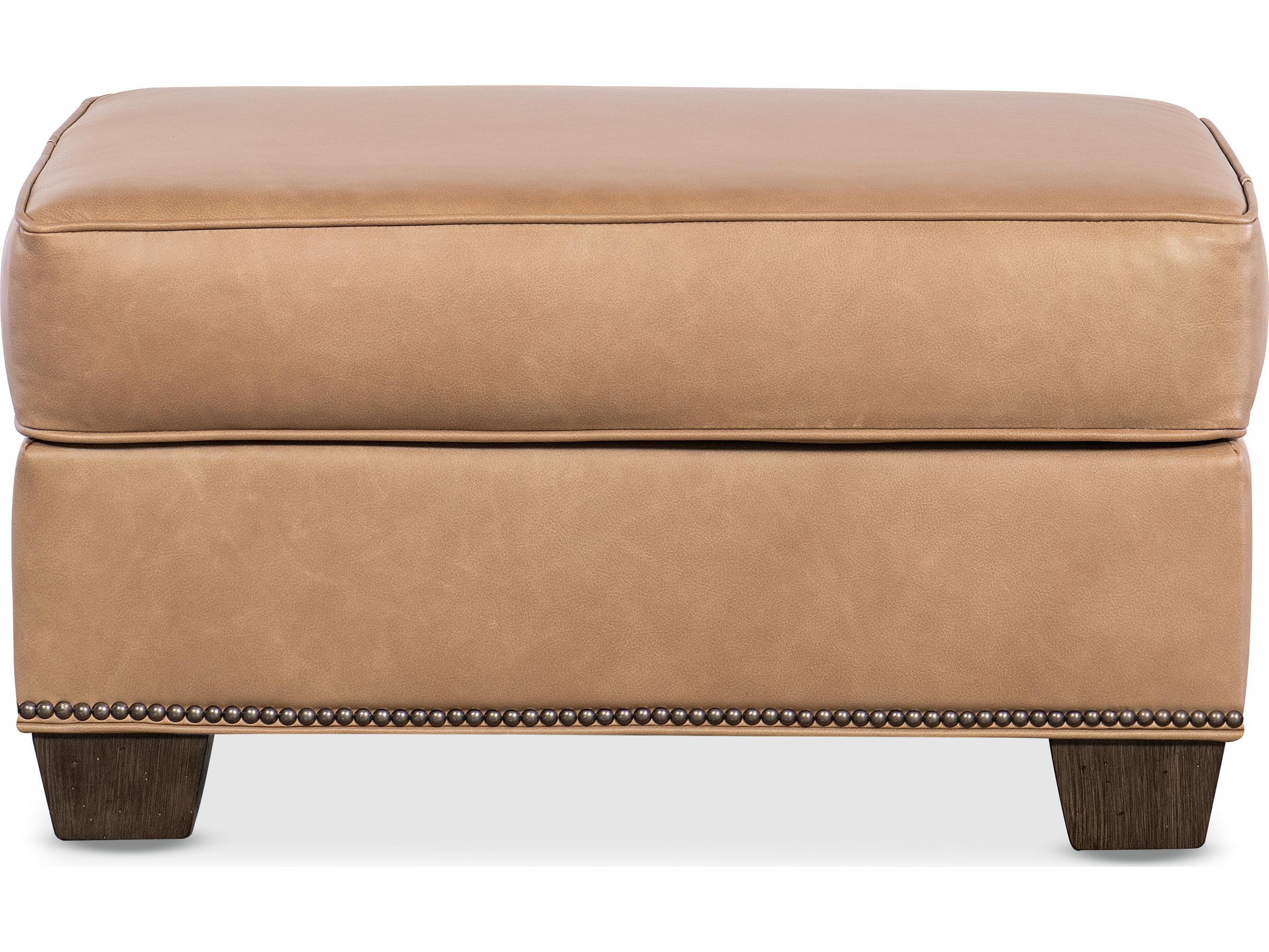 Bradington Young Lennon Leather Ottoman
