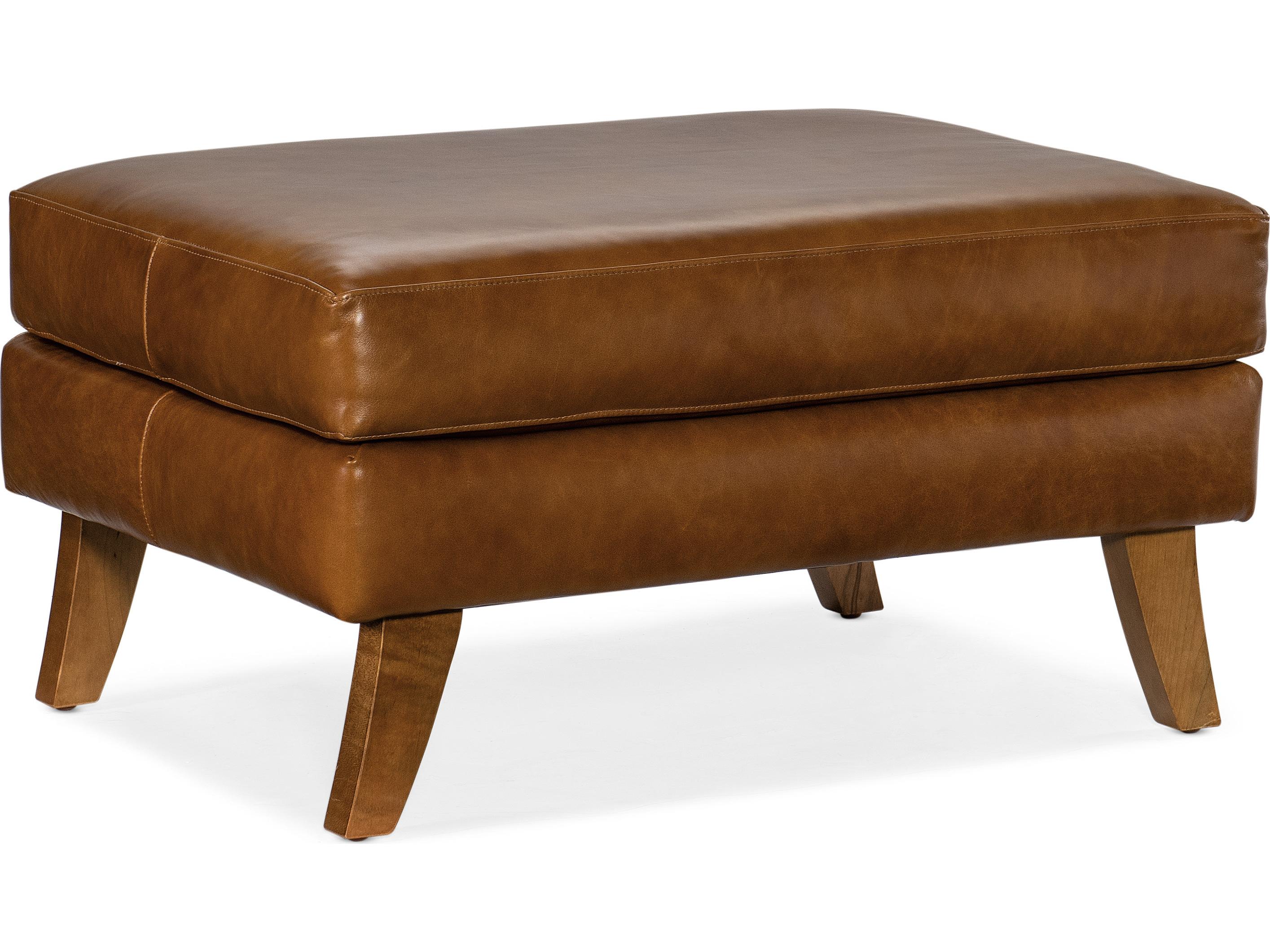 Bradington Young Alora Leather Ottoman
