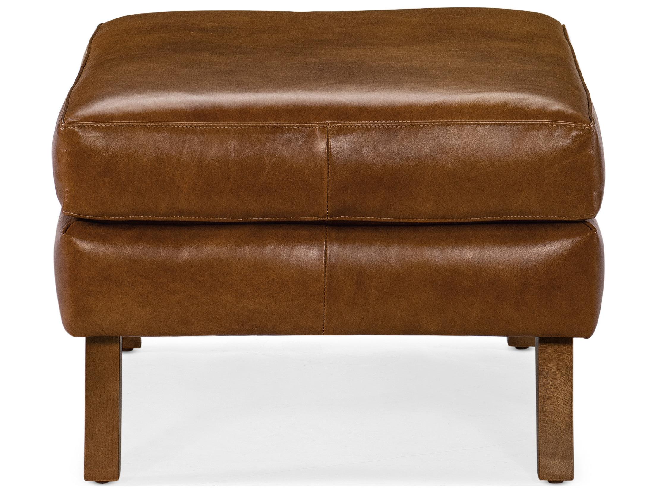 Bradington Young Alora Leather Ottoman