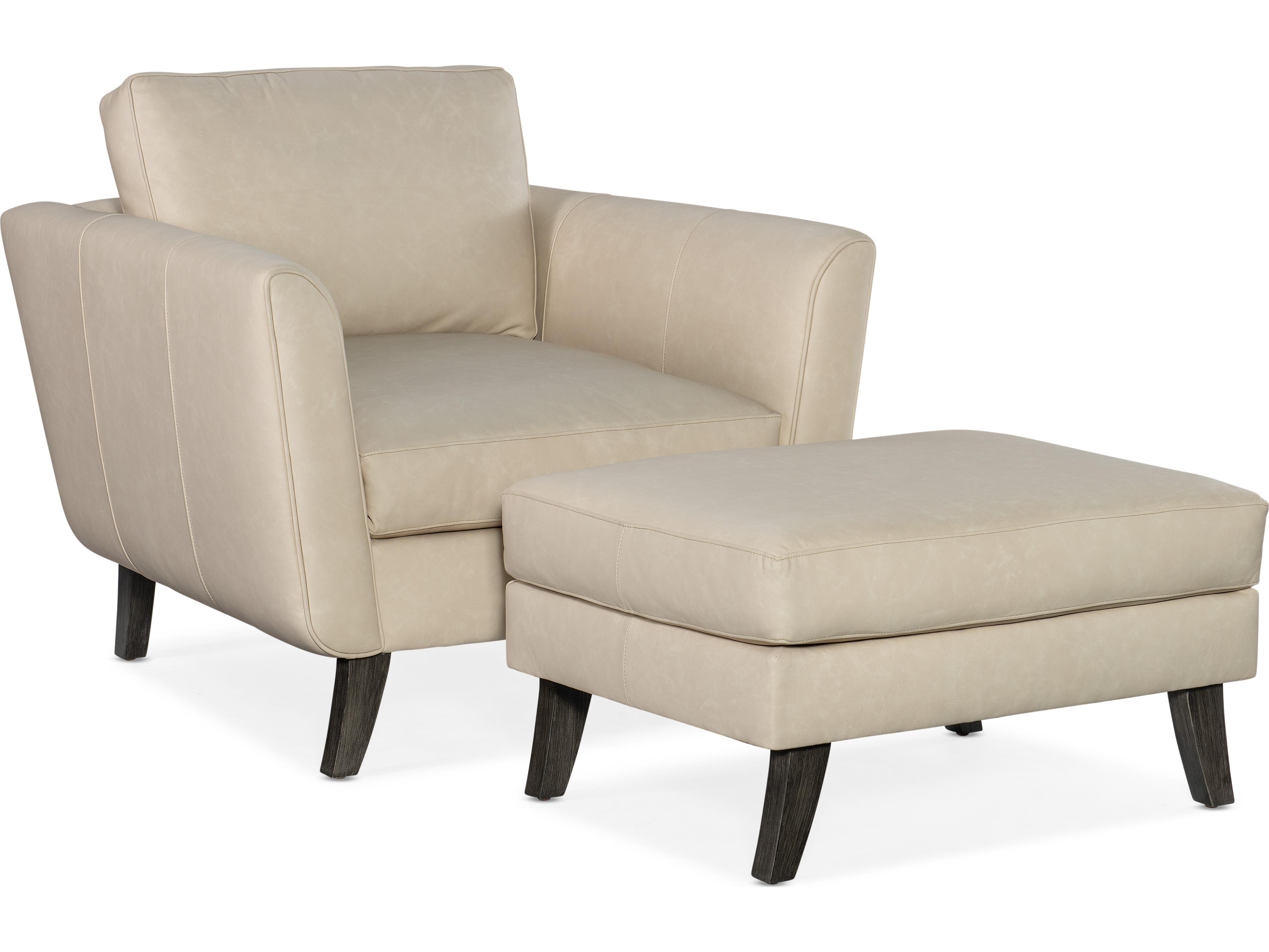 Bradington Young Alora Leather Ottoman