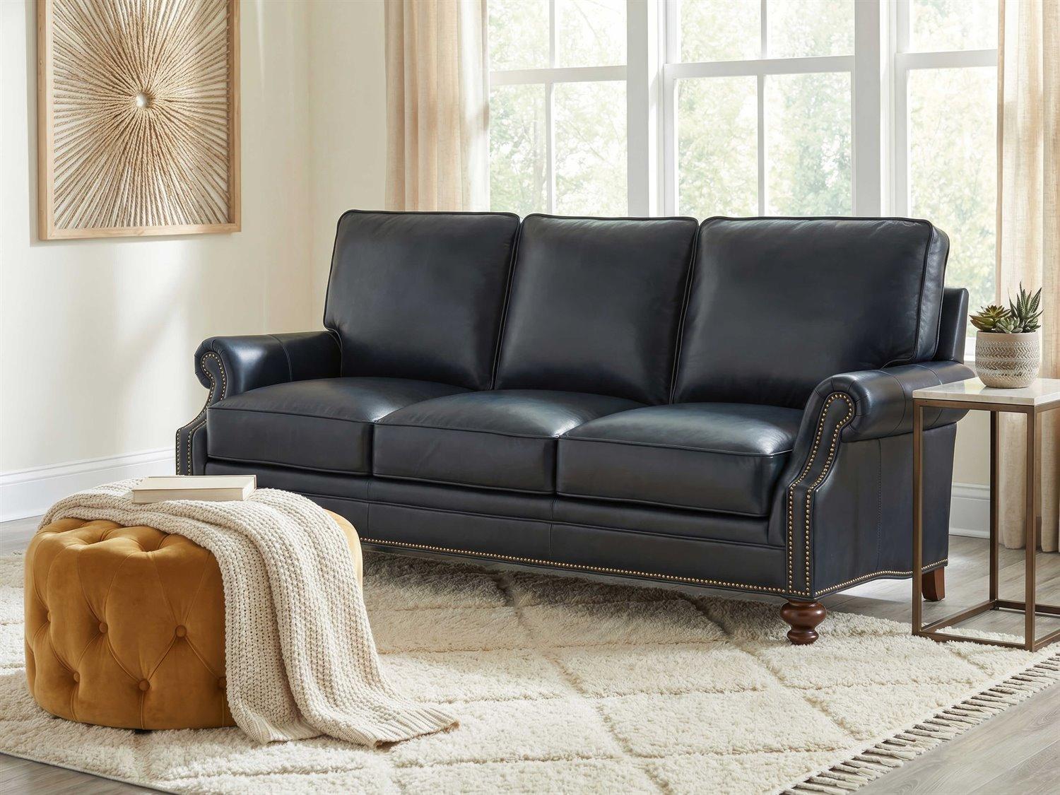 Bradington Young West Haven Leather Sofa